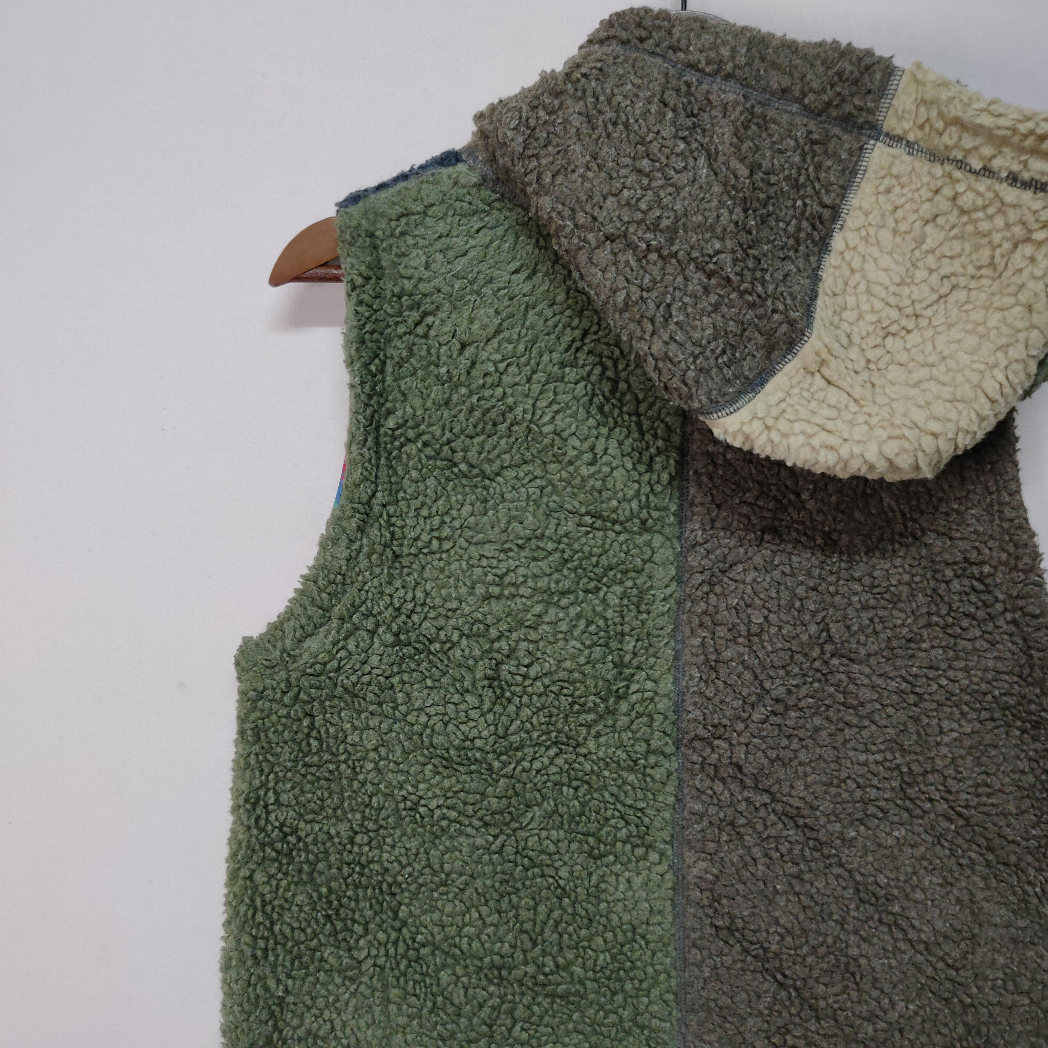 Japanese Brand VINTAGE TITICACA FLORA FLEECE ZIPPER UPS VEST Size US M / EU 48-50 / 2 - 7 Thumbnail
