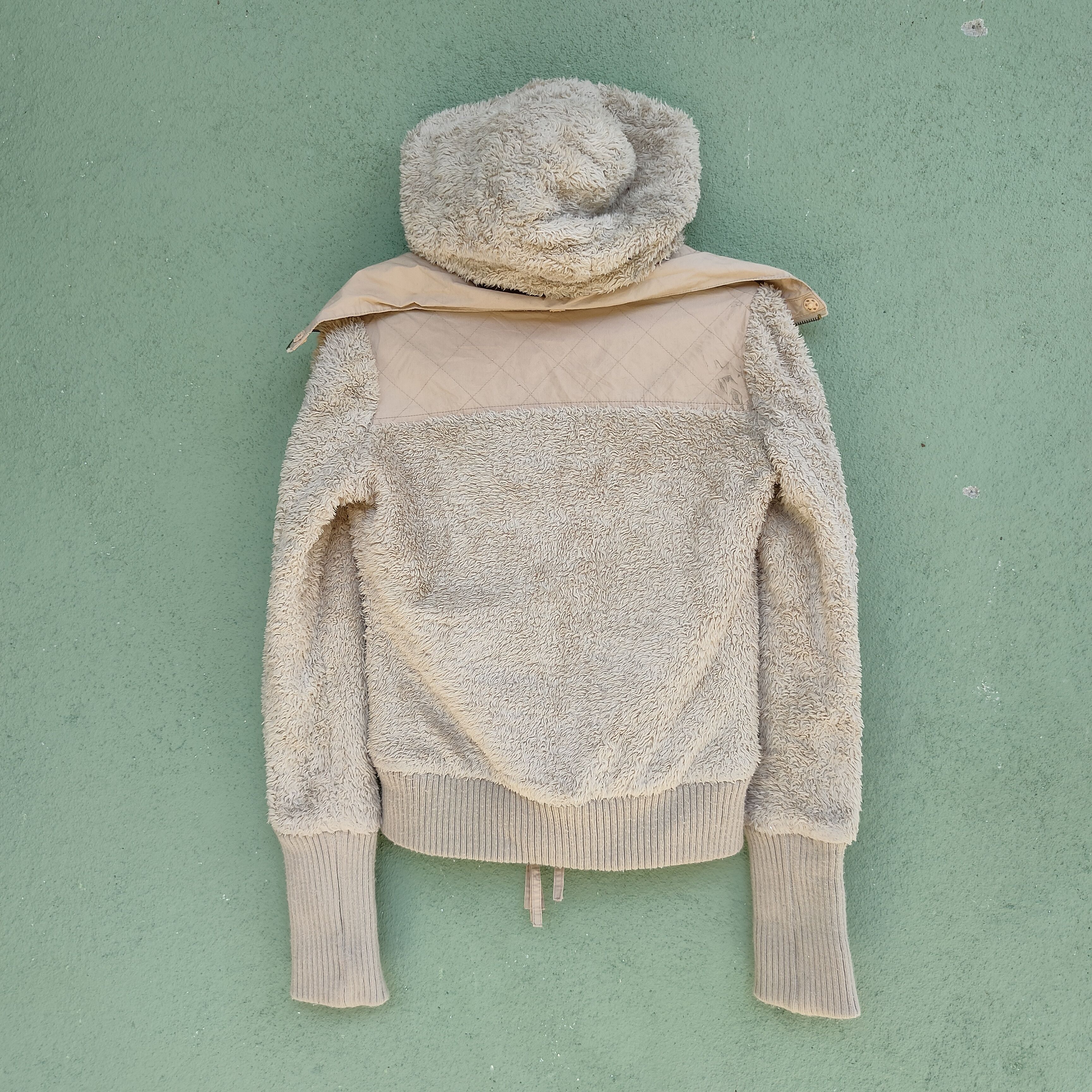 Designer Vintage L.A Glitter Sherpa Fleece Zipper Hoodie Jacket Size US M / EU 48-50 / 2 - 10 Thumbnail