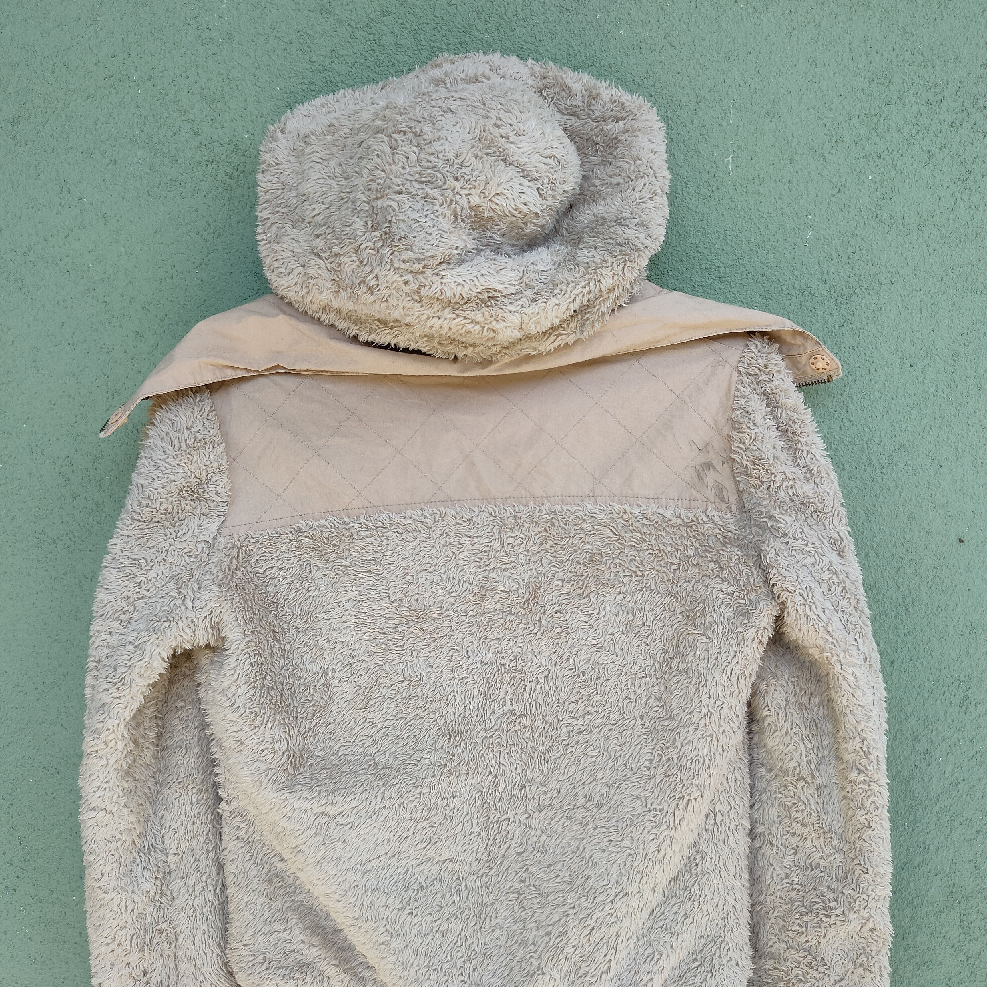Designer Vintage L.A Glitter Sherpa Fleece Zipper Hoodie Jacket Size US M / EU 48-50 / 2 - 9 Thumbnail