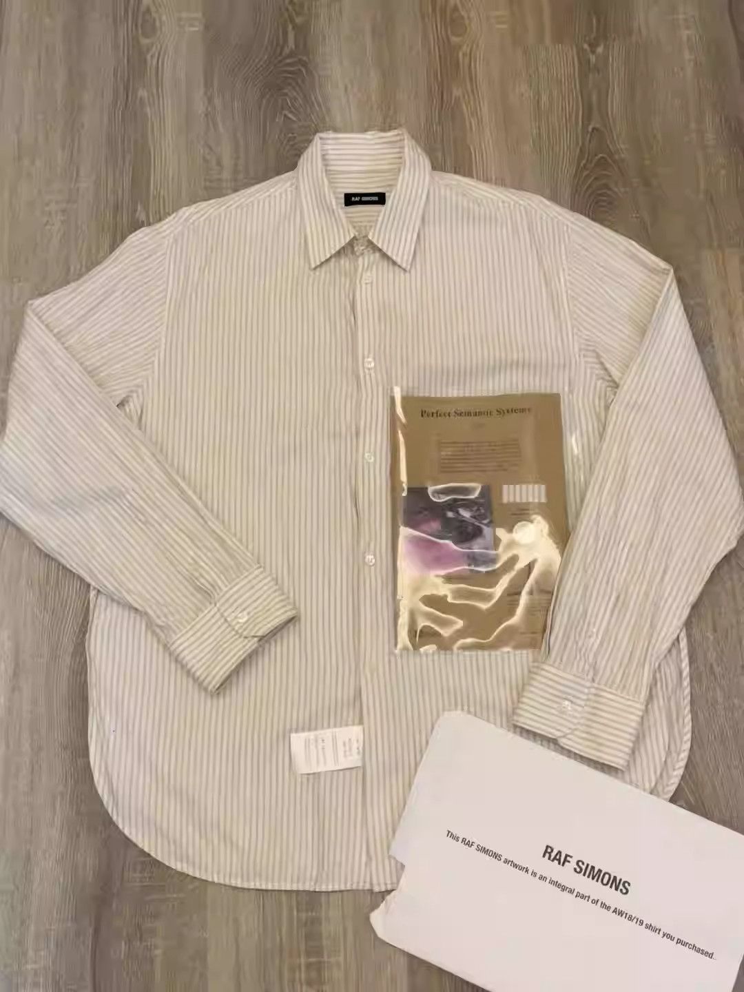 Raf Simons Raf Simons Archive artwork 18S/S limited edition shirt 