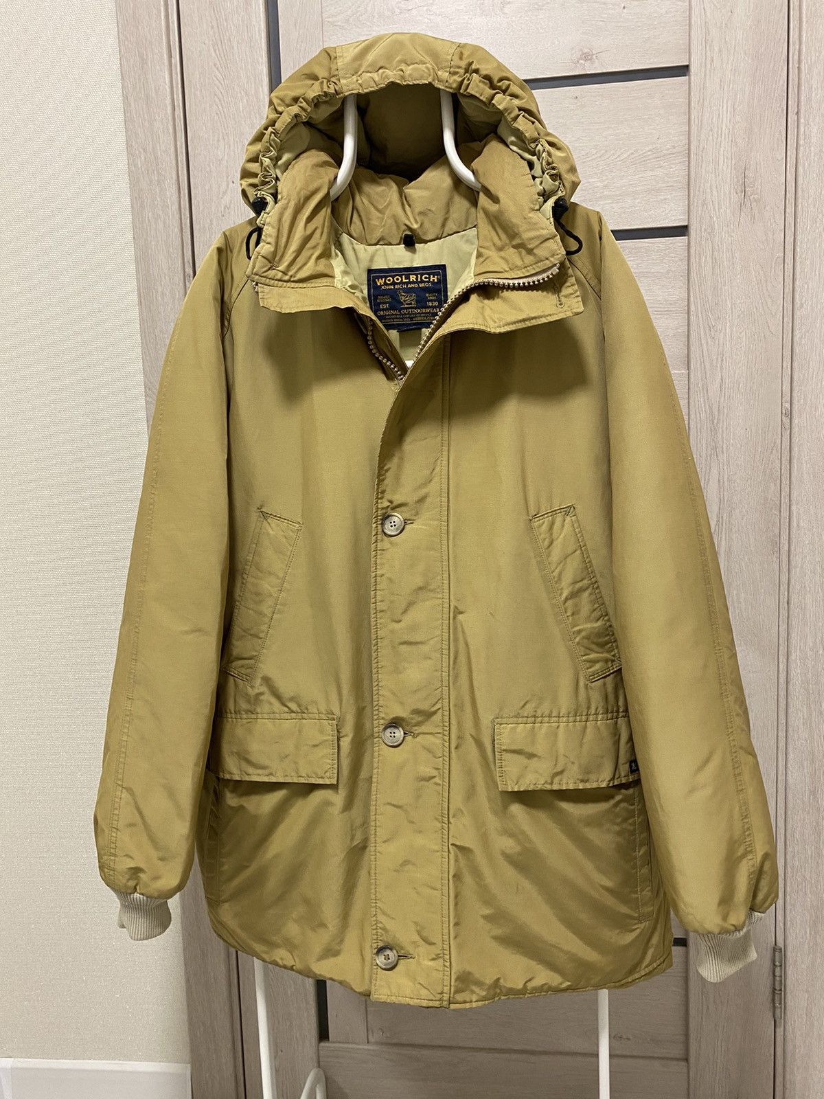 Vintage × Woolrich Woolen Mills Woolrich John Rich and Bros Down Mustard Made in USA Parka Size US XL / EU 56 / 4 - 2 Thumbnail