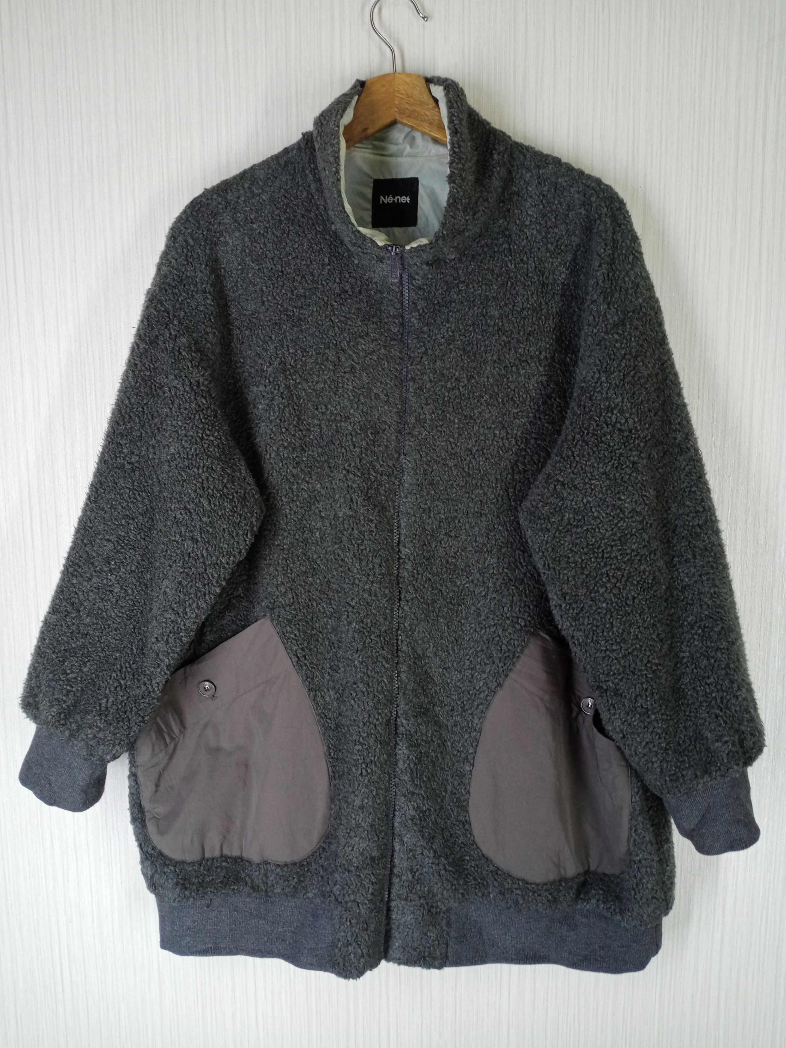 Issey Miyake Vintage Issey Miyake Ne Net Fleece Zipper Jacket Size US XL / EU 56 / 4 - 1 Thumbnail