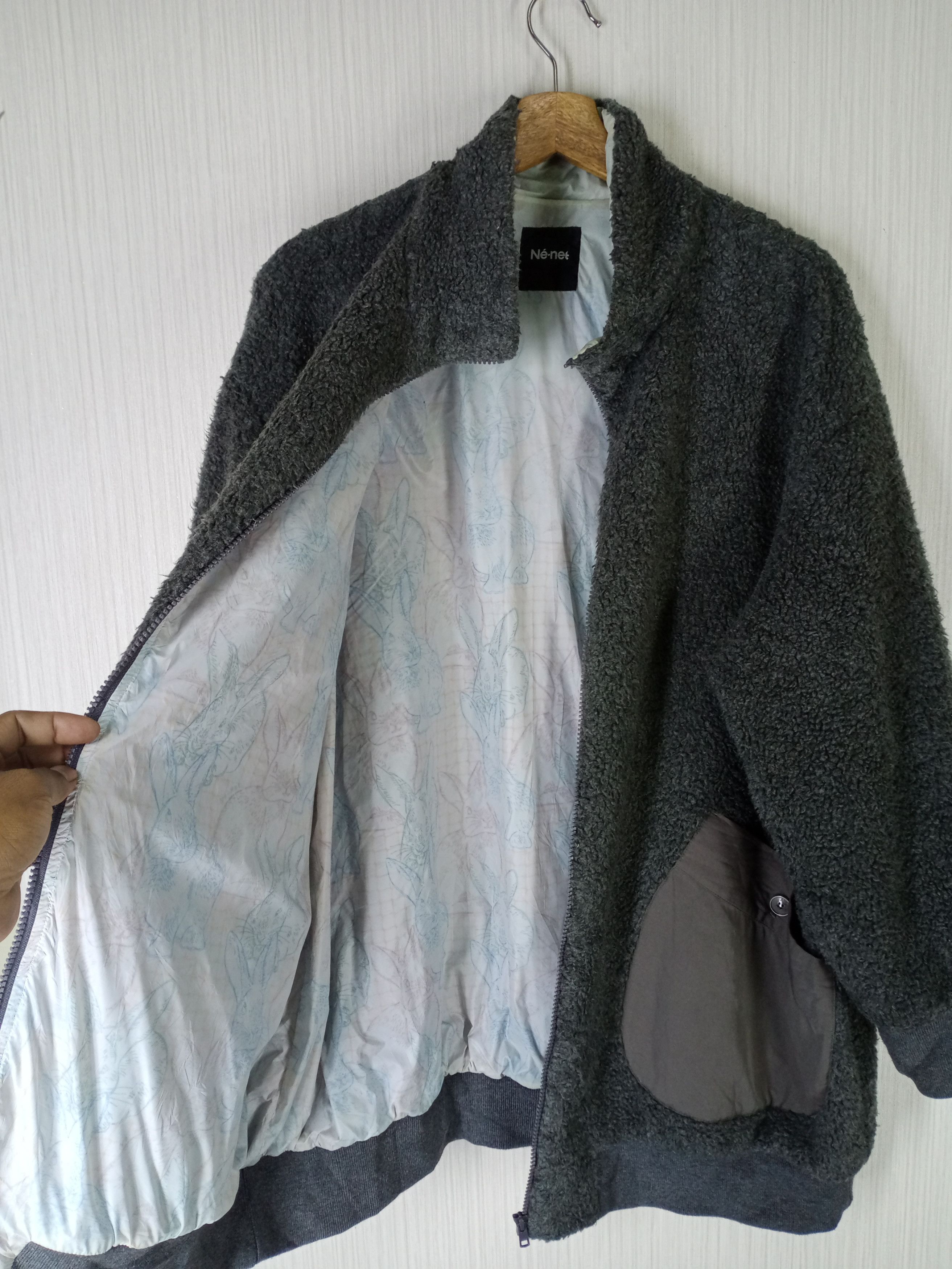 Issey Miyake Vintage Issey Miyake Ne Net Fleece Zipper Jacket Size US XL / EU 56 / 4 - 8 Thumbnail