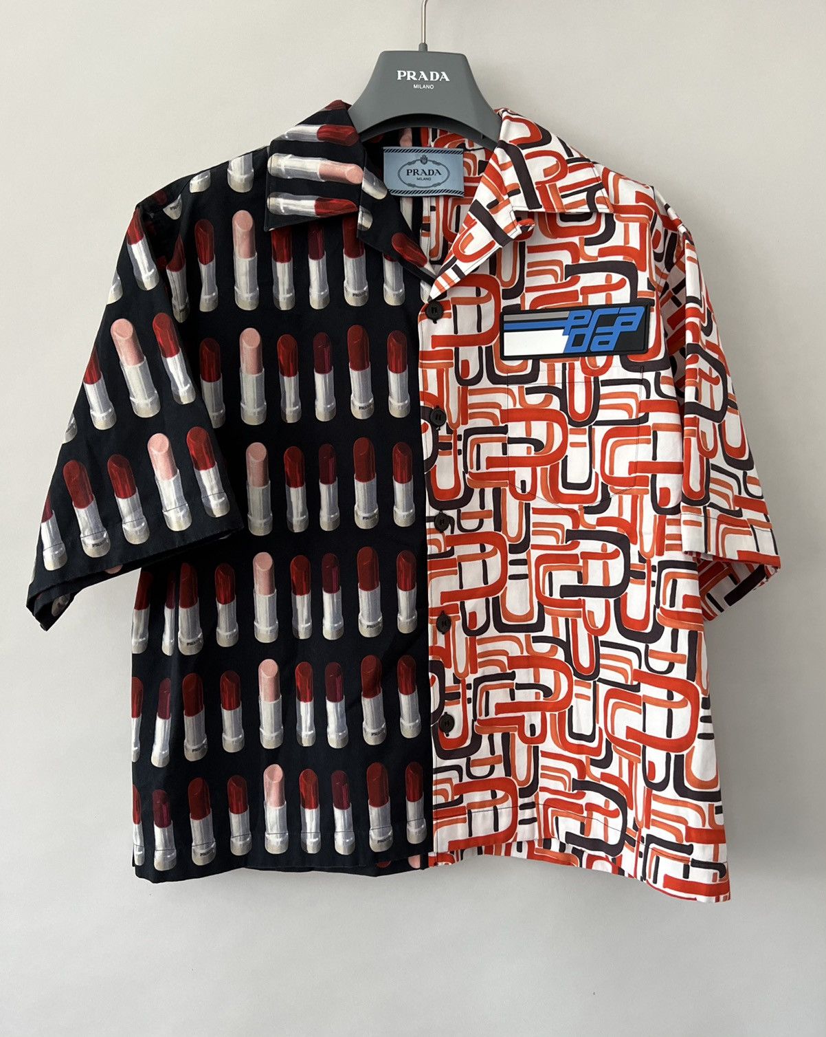 image of Prada Aw18 Double Match Bowling Shipping, Men's (Size Small)