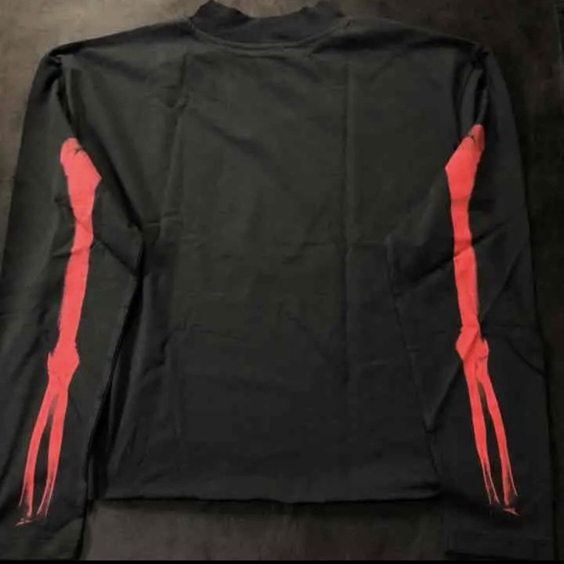 DROP DEAD 赤黒ストライプ 長袖 Drop Dead Clothing Red Ultraviolence Long Sleeve Tee