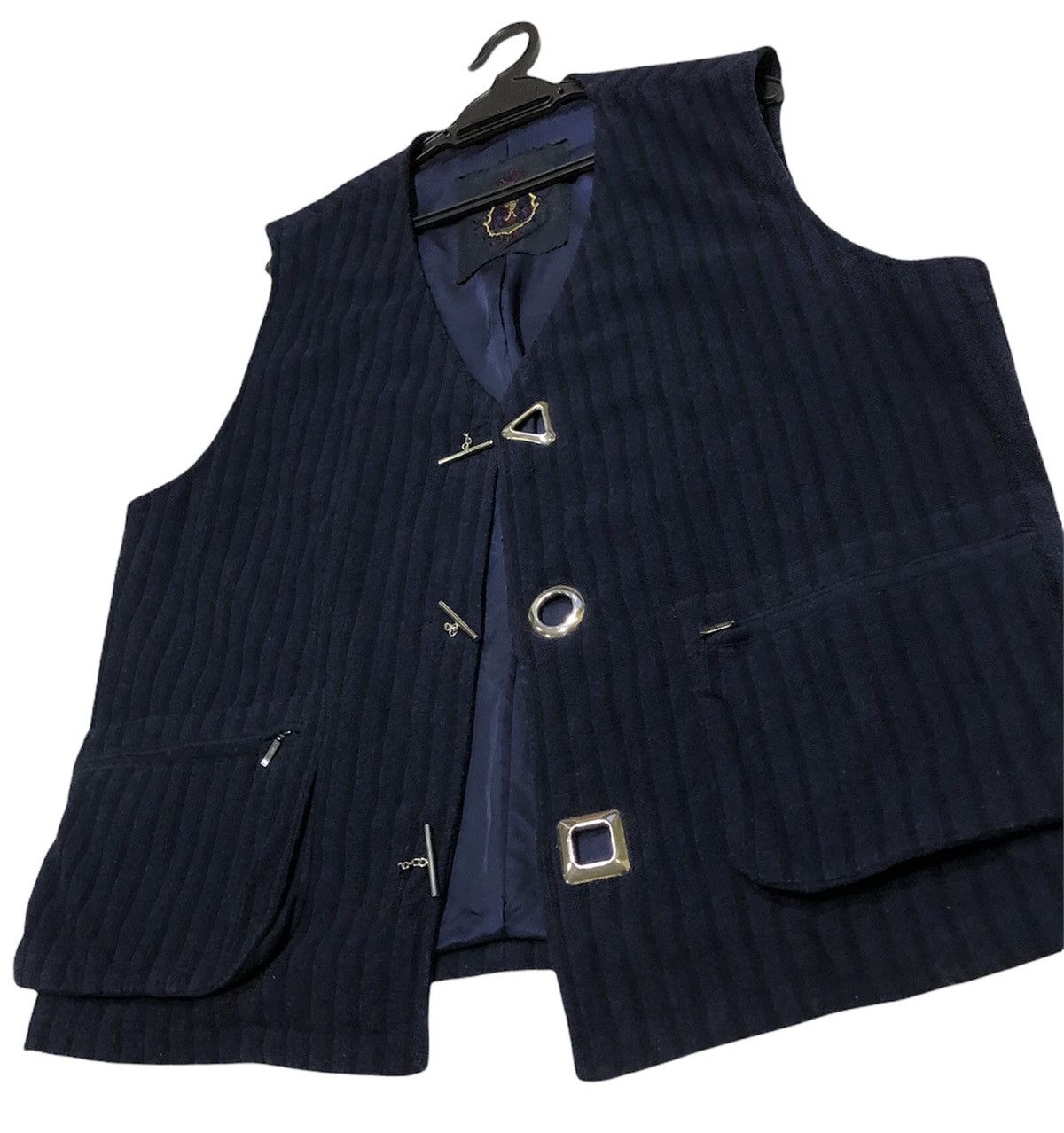 Roberta di Camerino Roberta di camerino Striped Corduroy Vest Jacket Size US M / EU 48-50 / 2 - 7 Thumbnail