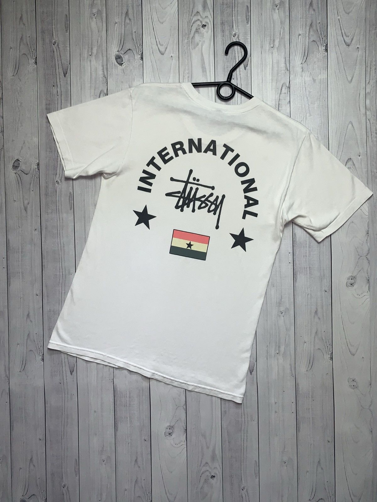 Stussy × Vintage Vintage Stussy International tee big logo Ghana Size US S / EU 44-46 / 1 - 1 Thumbnail
