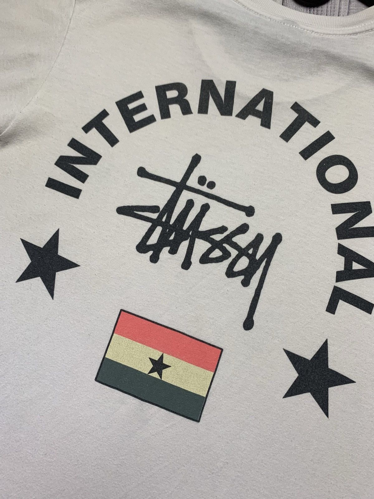 Stussy × Vintage Vintage Stussy International tee big logo Ghana Size US S / EU 44-46 / 1 - 3 Thumbnail