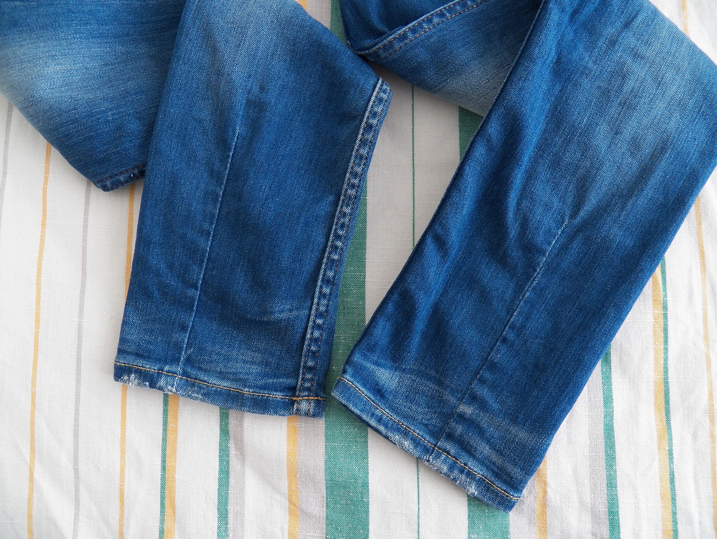 DENHAM Denham Skinny Jeans W27 L34 Sioux Click Blue Aged Denim Size 27" / US 4 / IT 40 - 7 Thumbnail