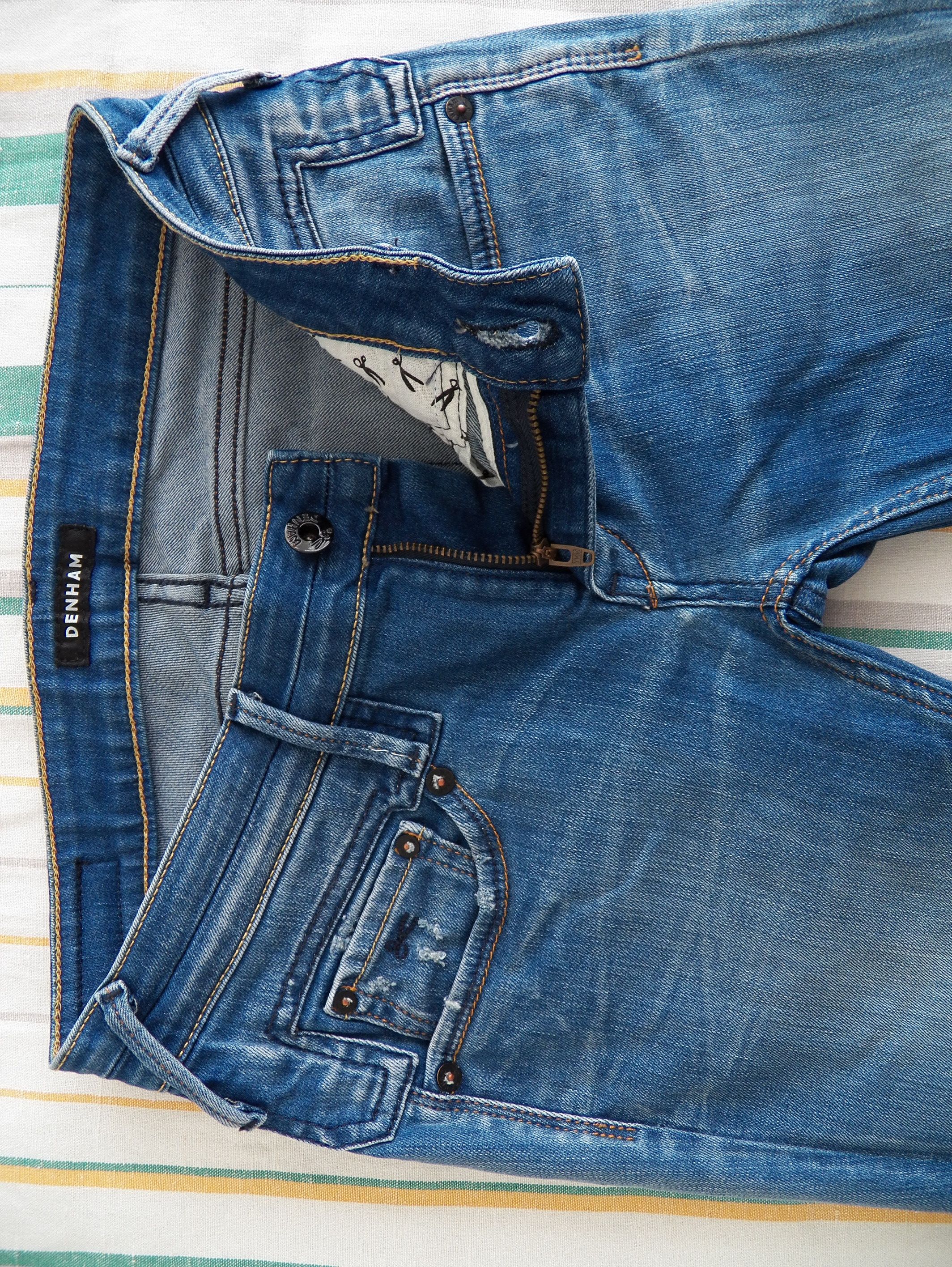 DENHAM Denham Skinny Jeans W27 L34 Sioux Click Blue Aged Denim Size 27" / US 4 / IT 40 - 3 Thumbnail