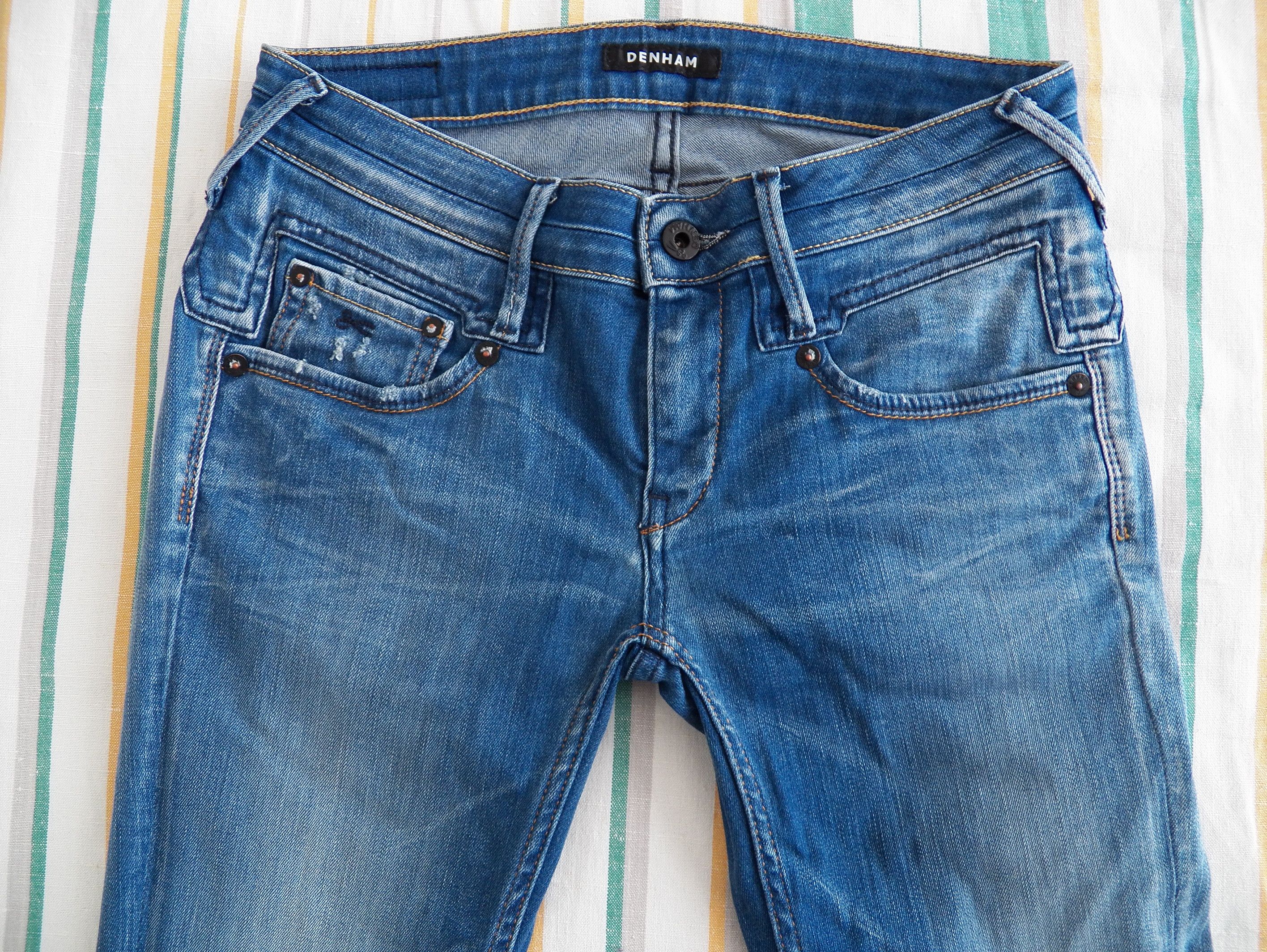 DENHAM Denham Skinny Jeans W27 L34 Sioux Click Blue Aged Denim Size 27" / US 4 / IT 40 - 2 Thumbnail