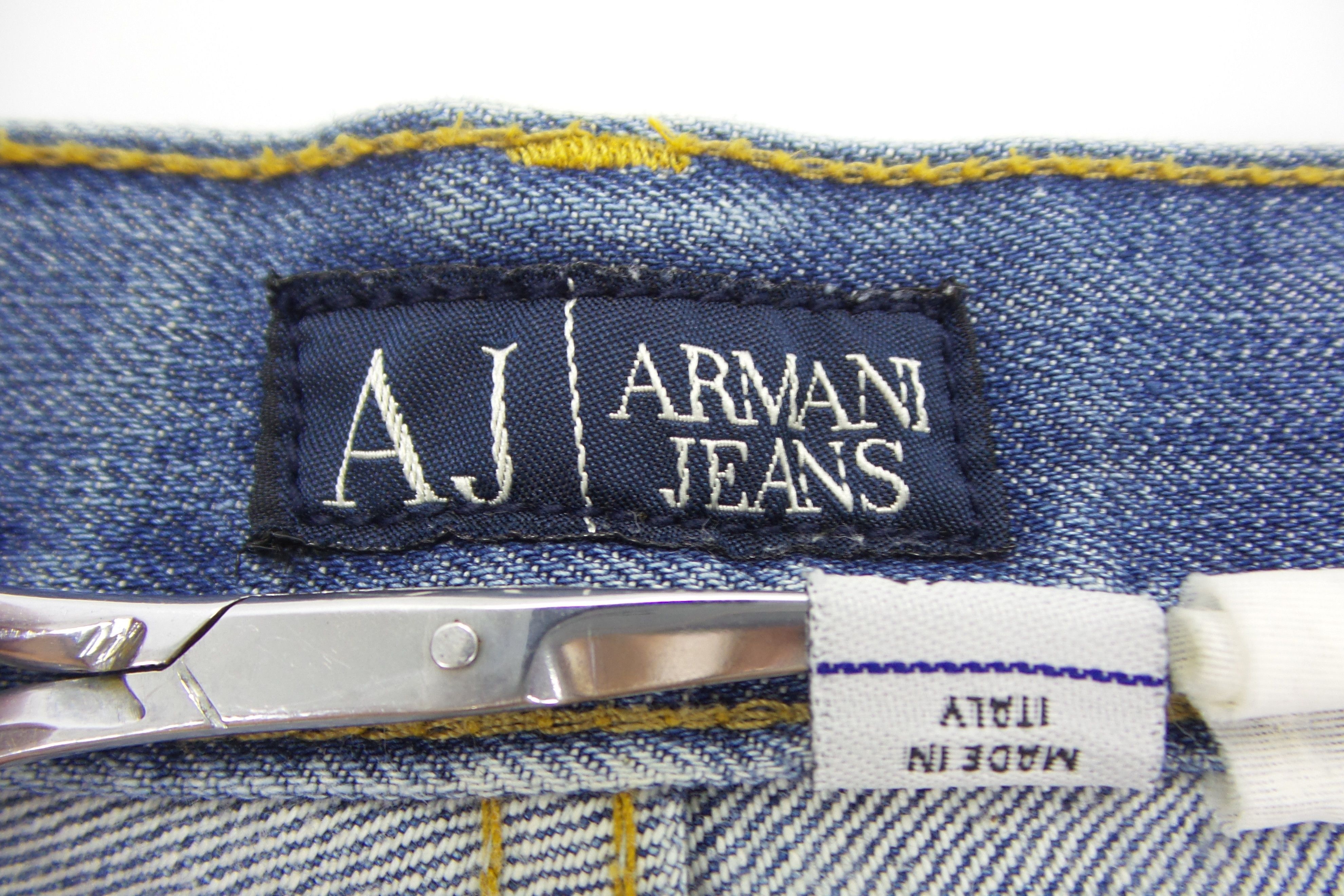 Armani Giorgio Armani Button Fly Stonewashed Jeans W15.5xL40 Size US 30 / EU 46 - 4 Thumbnail