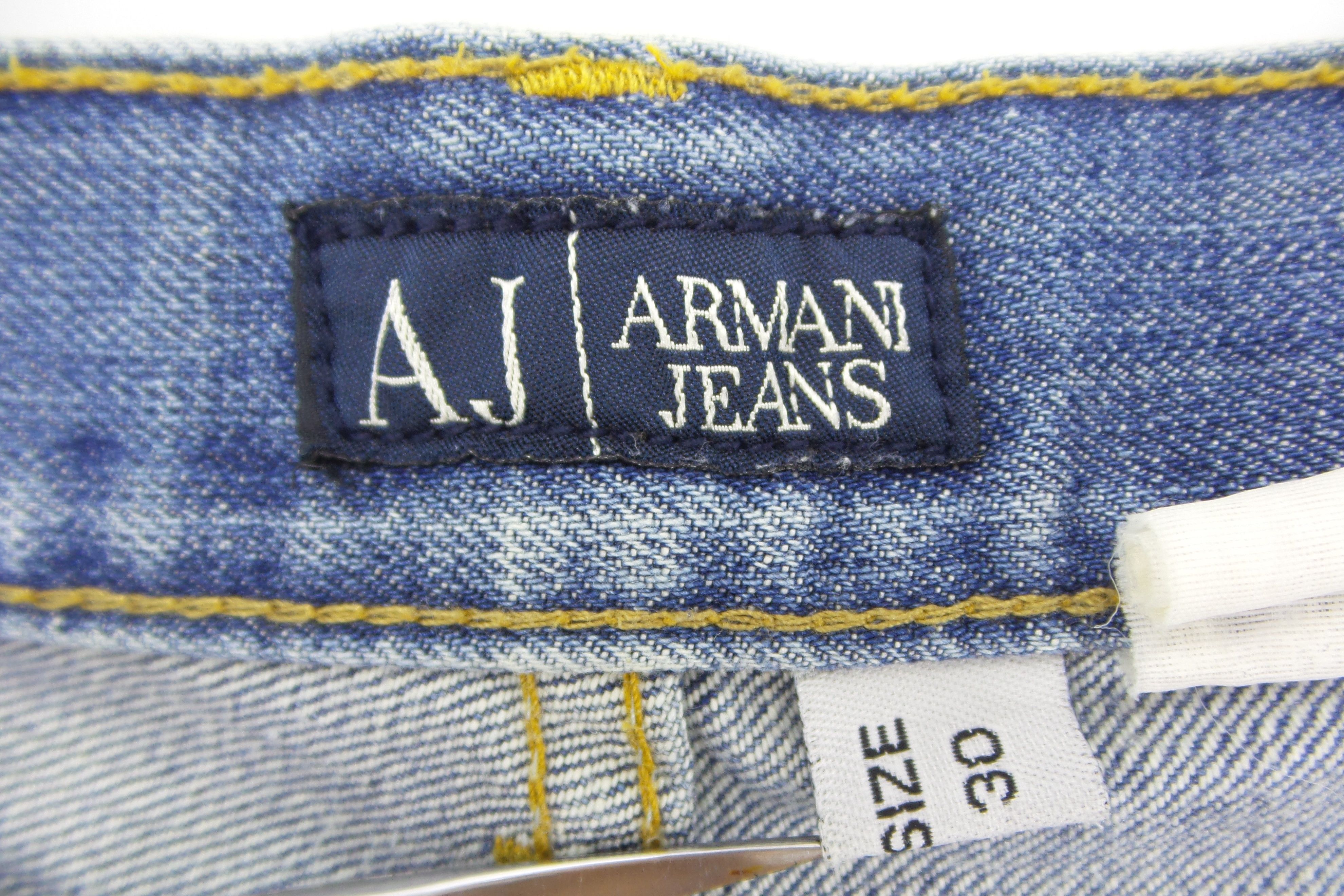 Armani Giorgio Armani Button Fly Stonewashed Jeans W15.5xL40 Size US 30 / EU 46 - 3 Thumbnail