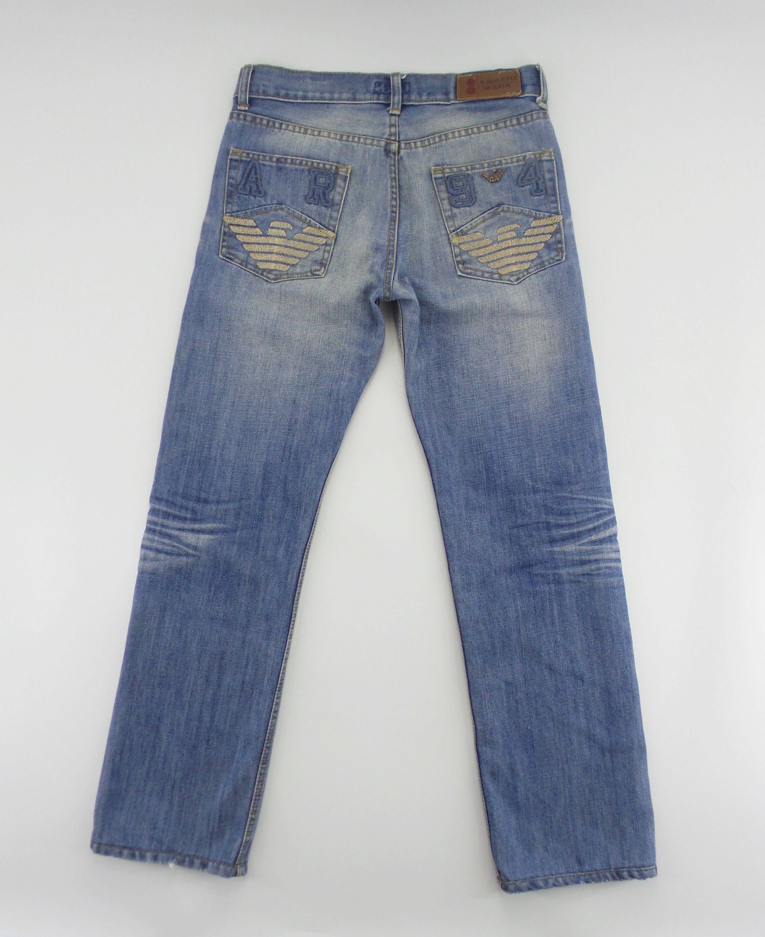 Armani Giorgio Armani Button Fly Stonewashed Jeans W15.5xL40 Size US 30 / EU 46 - 7 Thumbnail