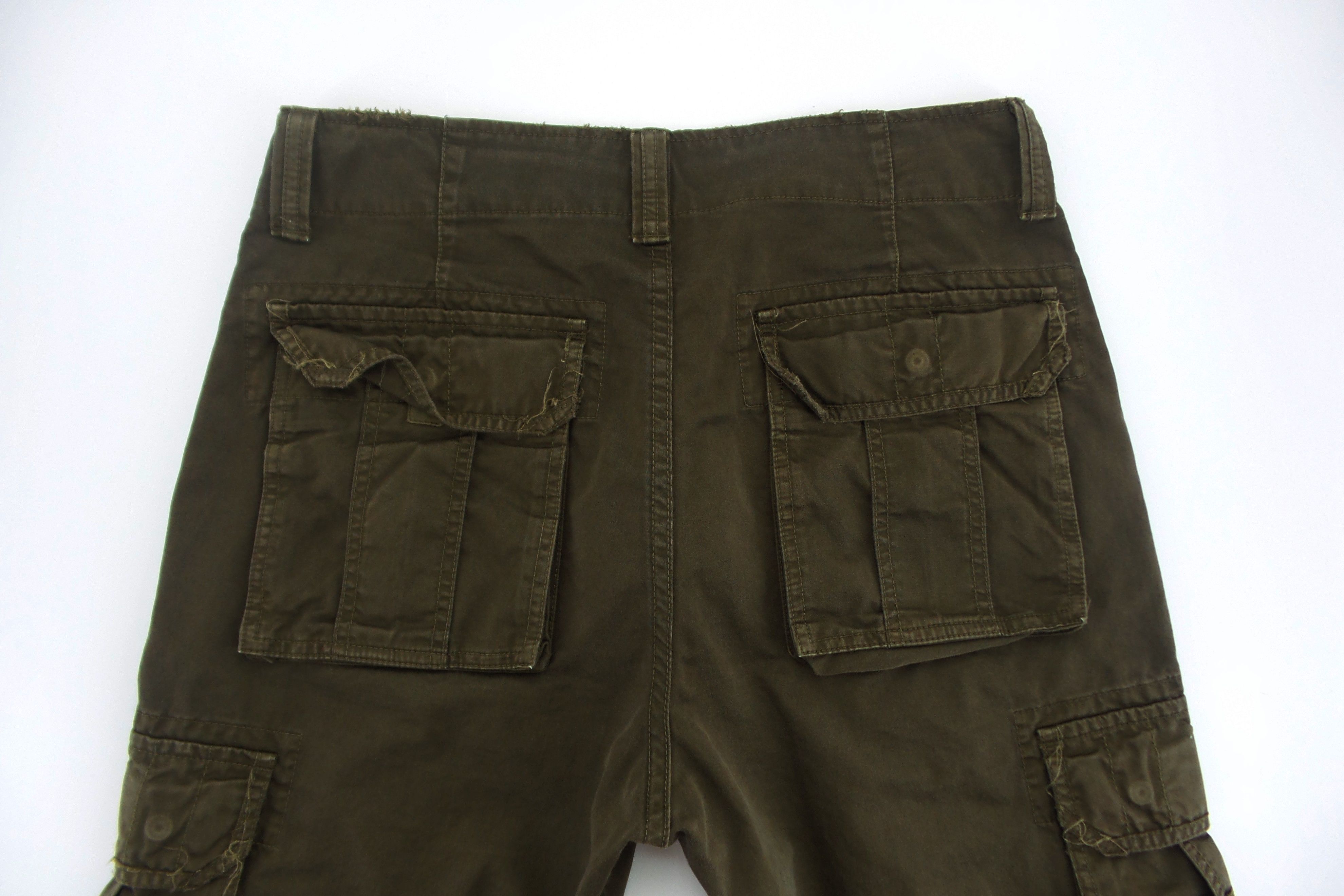 Japanese Brand Purple & Yellow Tactical Cargo Pants W33xL41.5 Size US 33 - 7 Thumbnail