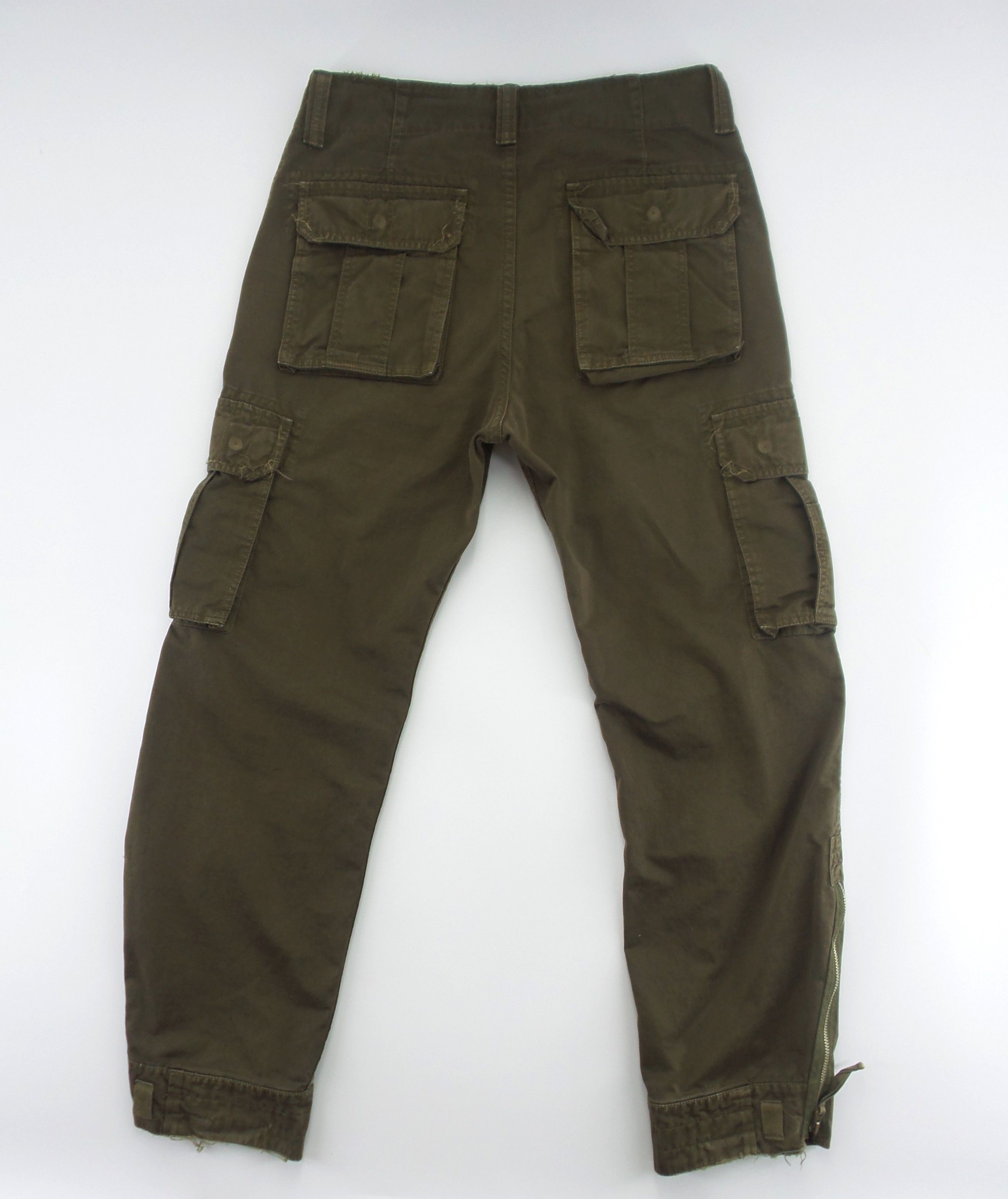 Japanese Brand Purple & Yellow Tactical Cargo Pants W33xL41.5 Size US 33 - 6 Thumbnail