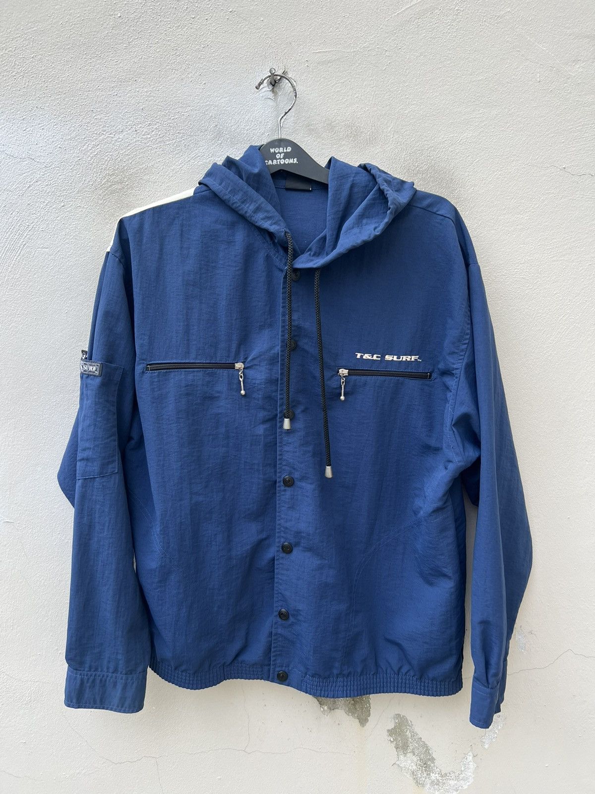 Vintage Vintage 90s T & C Surf Design Hawaii Oversized Hoodie Jacket Size US L / EU 52-54 / 3 - 16 Thumbnail
