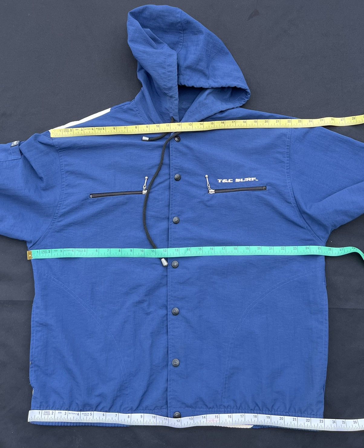 Vintage Vintage 90s T & C Surf Design Hawaii Oversized Hoodie Jacket Size US L / EU 52-54 / 3 - 4 Thumbnail