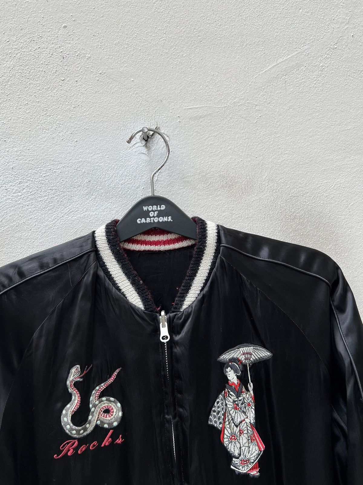 Freewheelers Vintage Ozone Rocks Japan Reversible Sukajan Souvenir Jacket Size US L / EU 52-54 / 3 - 9 Thumbnail