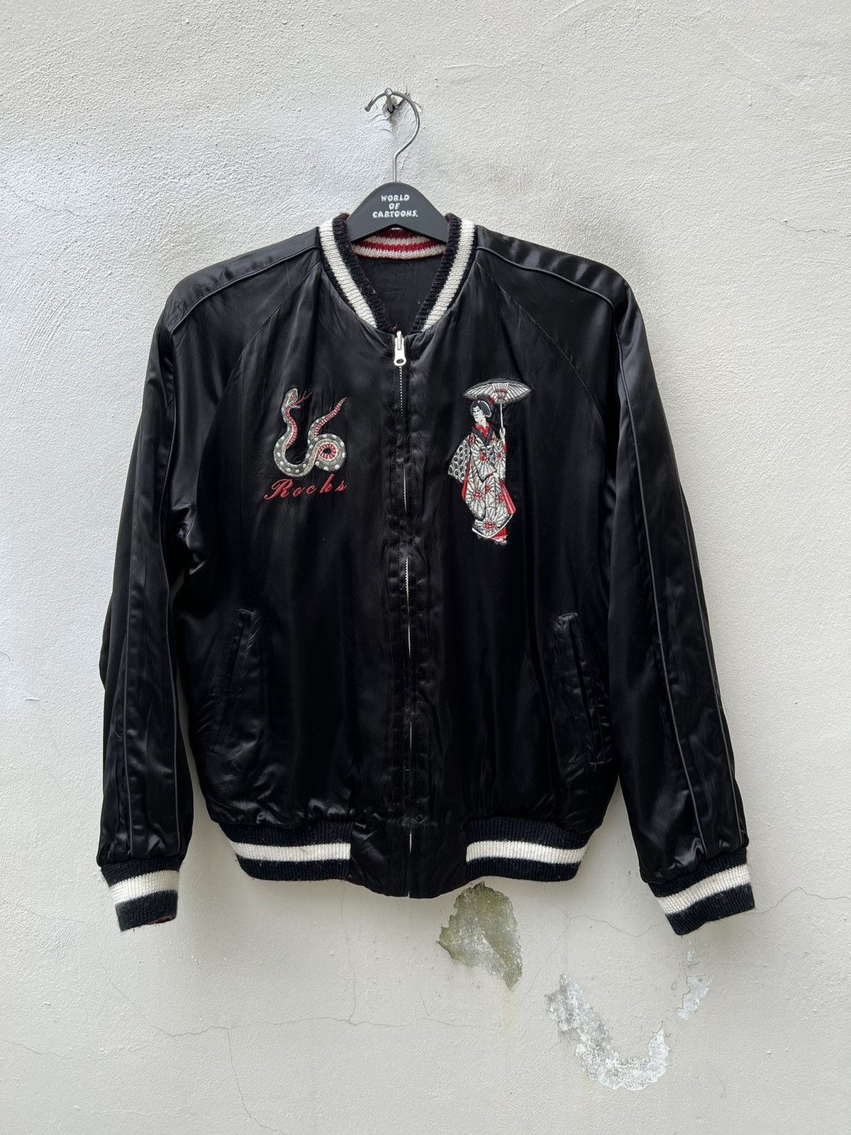 Freewheelers Vintage Ozone Rocks Japan Reversible Sukajan Souvenir Jacket Size US L / EU 52-54 / 3 - 8 Thumbnail