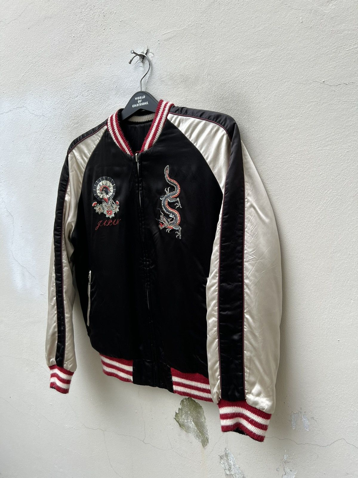 Freewheelers Vintage Ozone Rocks Japan Reversible Sukajan Souvenir Jacket Size US L / EU 52-54 / 3 - 17 Thumbnail