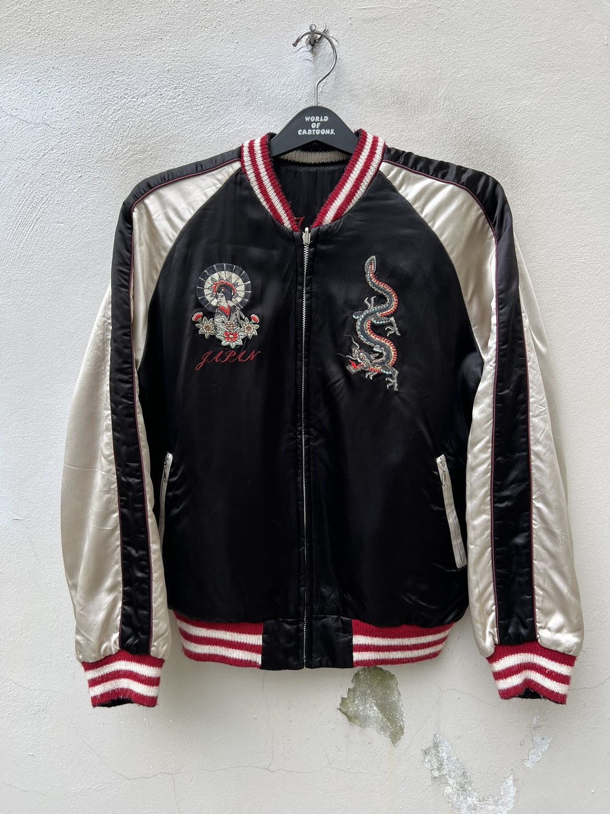Freewheelers Vintage Ozone Rocks Japan Reversible Sukajan Souvenir Jacket Size US L / EU 52-54 / 3 - 14 Thumbnail
