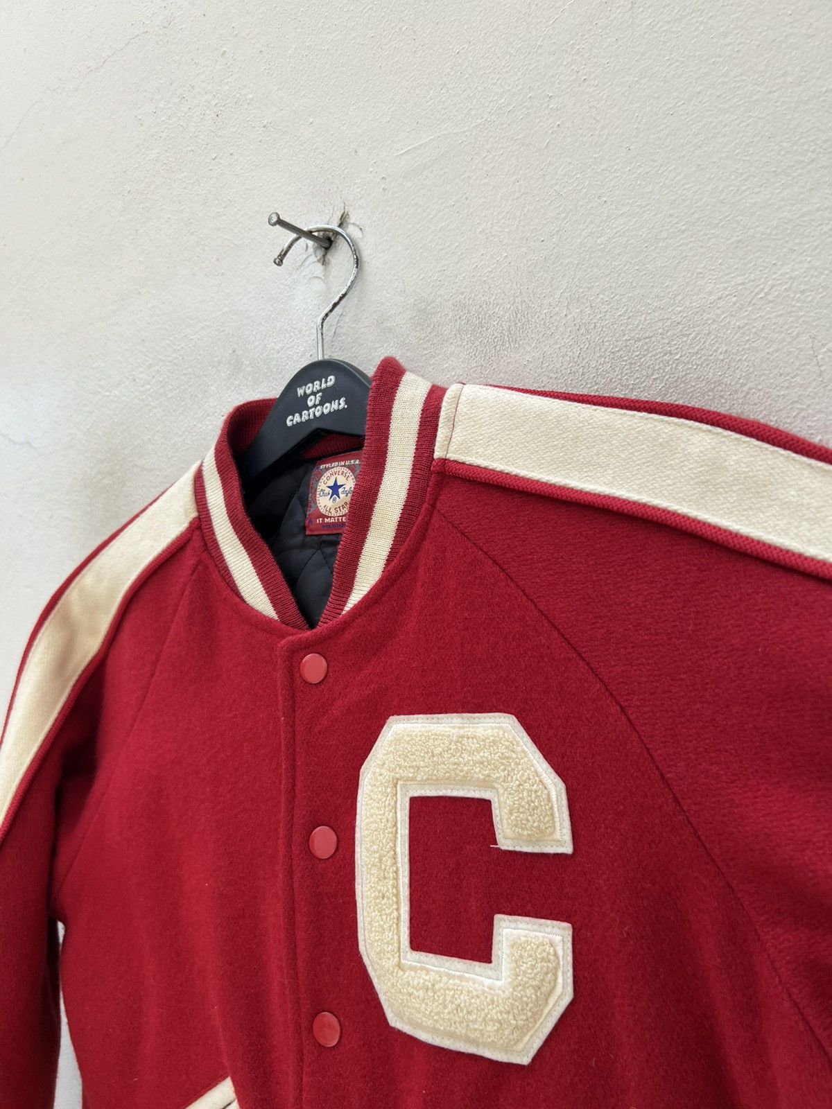 Vintage 2000s Converse All Stars Wool Varsity Jacket Bomber
