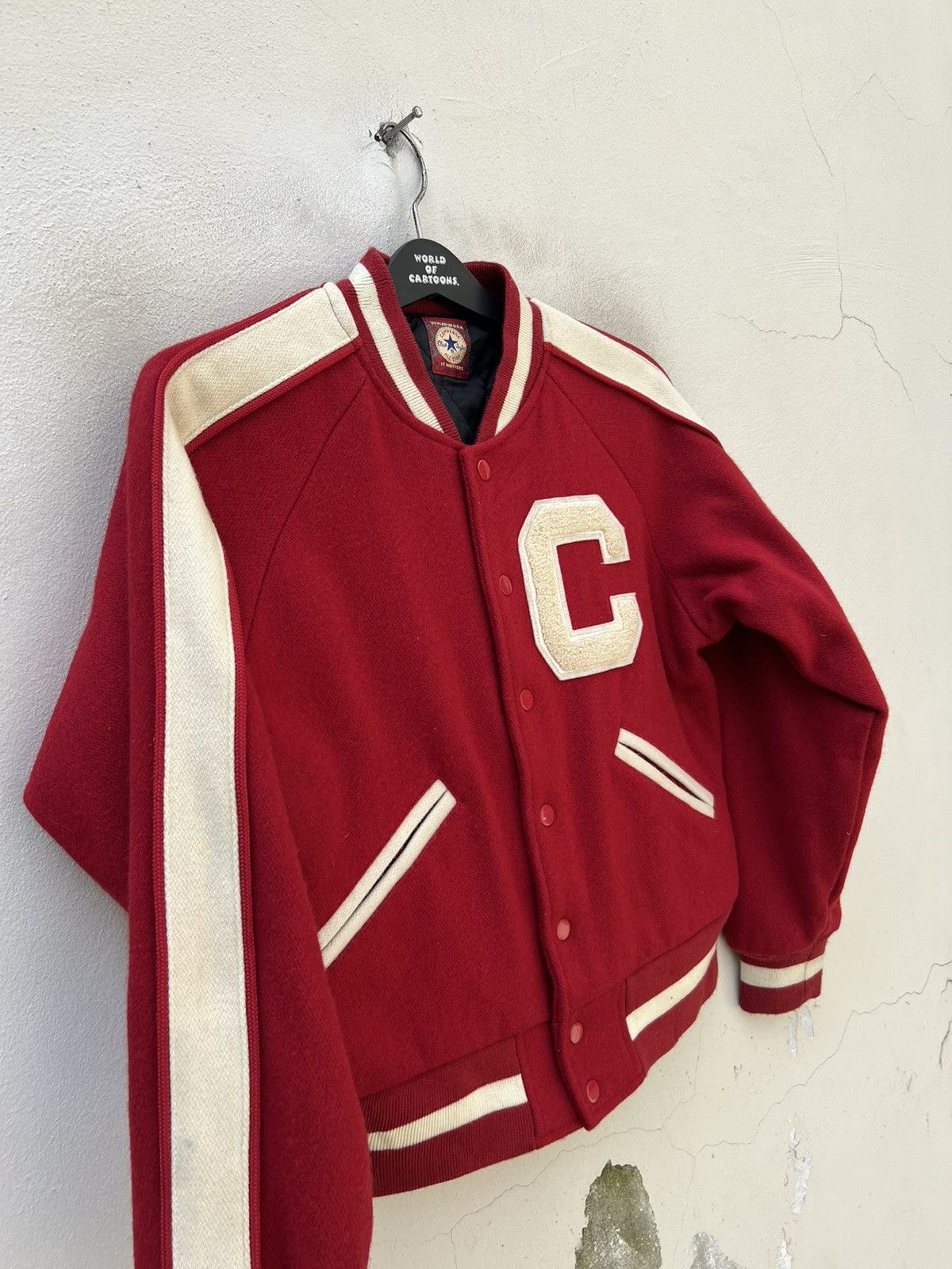 Vintage 2000s Converse All Stars Wool Varsity Jacket Bomber