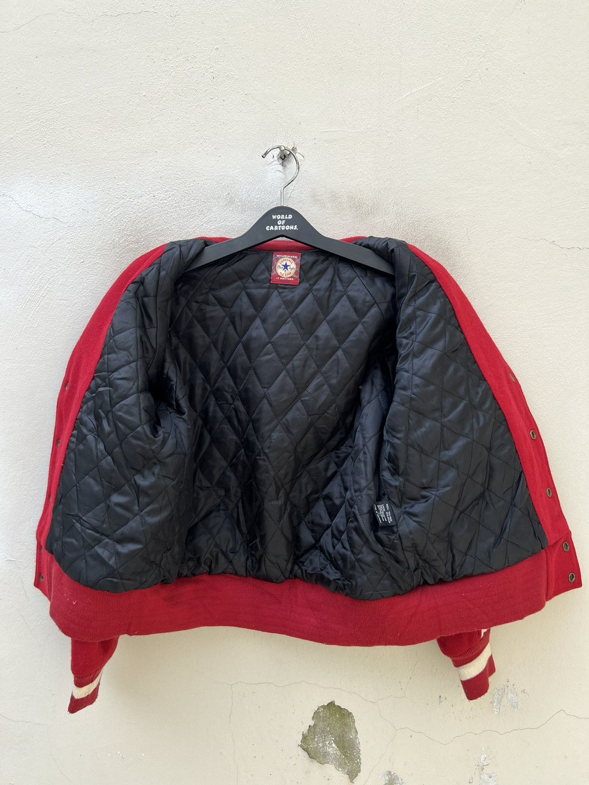 Vintage 2000s Converse All Stars Wool Varsity Jacket Bomber