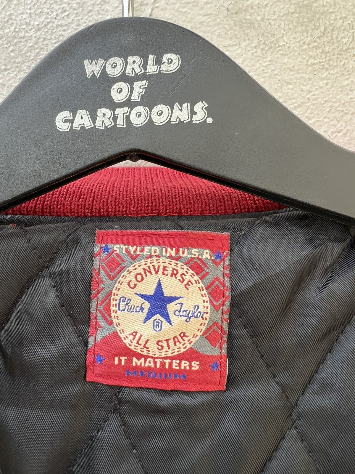 Vintage 2000s Converse All Stars Wool Varsity Jacket Bomber