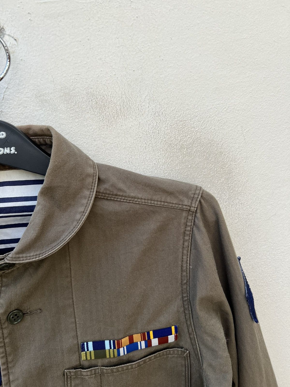 the POOL aoyama The Pool Aoyama Sun Fade OG Military Officer Button Shirt Size US S / EU 44-46 / 1 - 7 Thumbnail