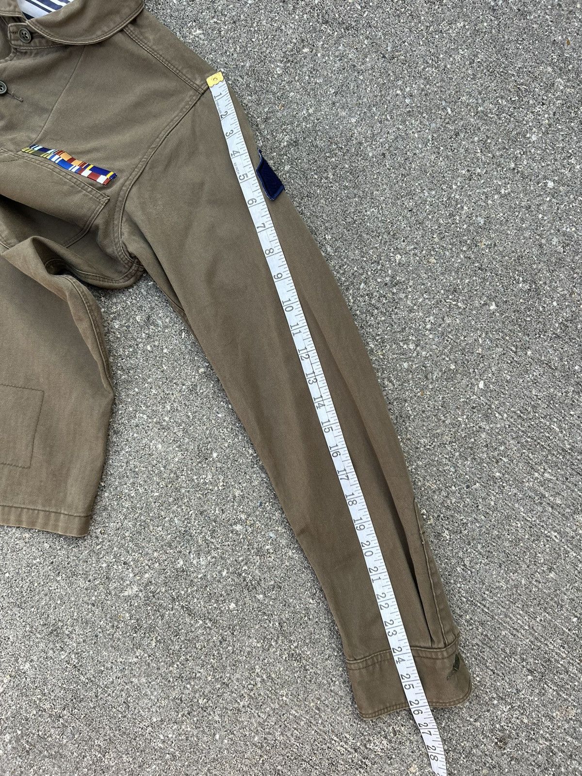 the POOL aoyama The Pool Aoyama Sun Fade OG Military Officer Button Shirt Size US S / EU 44-46 / 1 - 3 Thumbnail