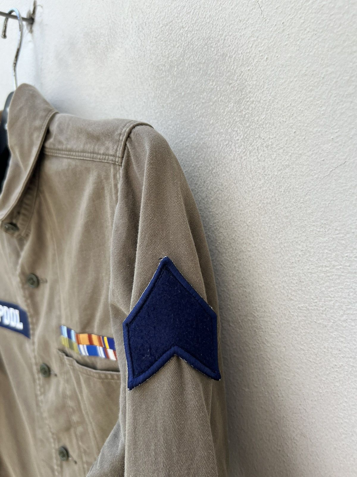 the POOL aoyama The Pool Aoyama Sun Fade OG Military Officer Button Shirt Size US S / EU 44-46 / 1 - 11 Thumbnail