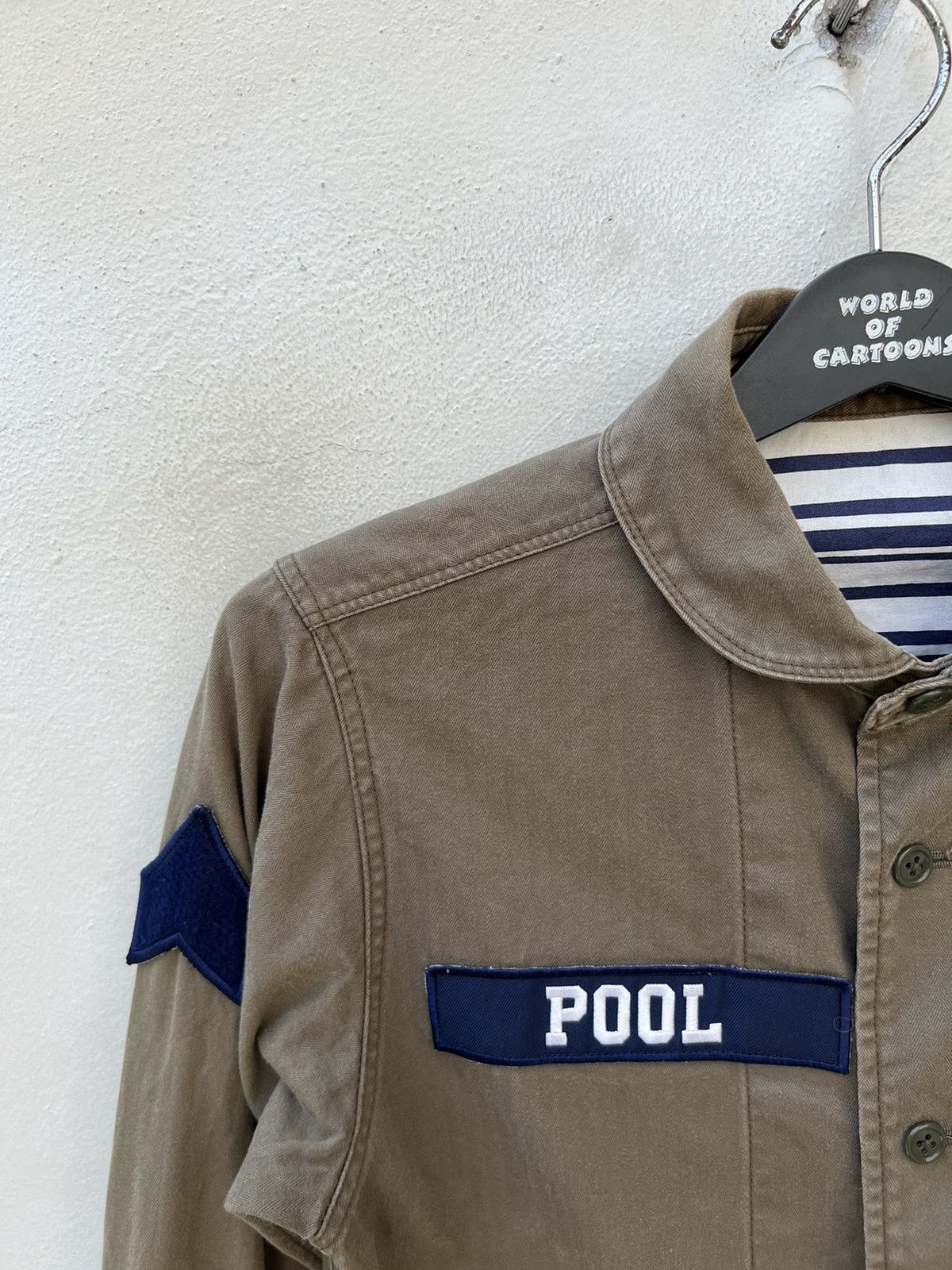 the POOL aoyama The Pool Aoyama Sun Fade OG Military Officer Button Shirt Size US S / EU 44-46 / 1 - 8 Thumbnail