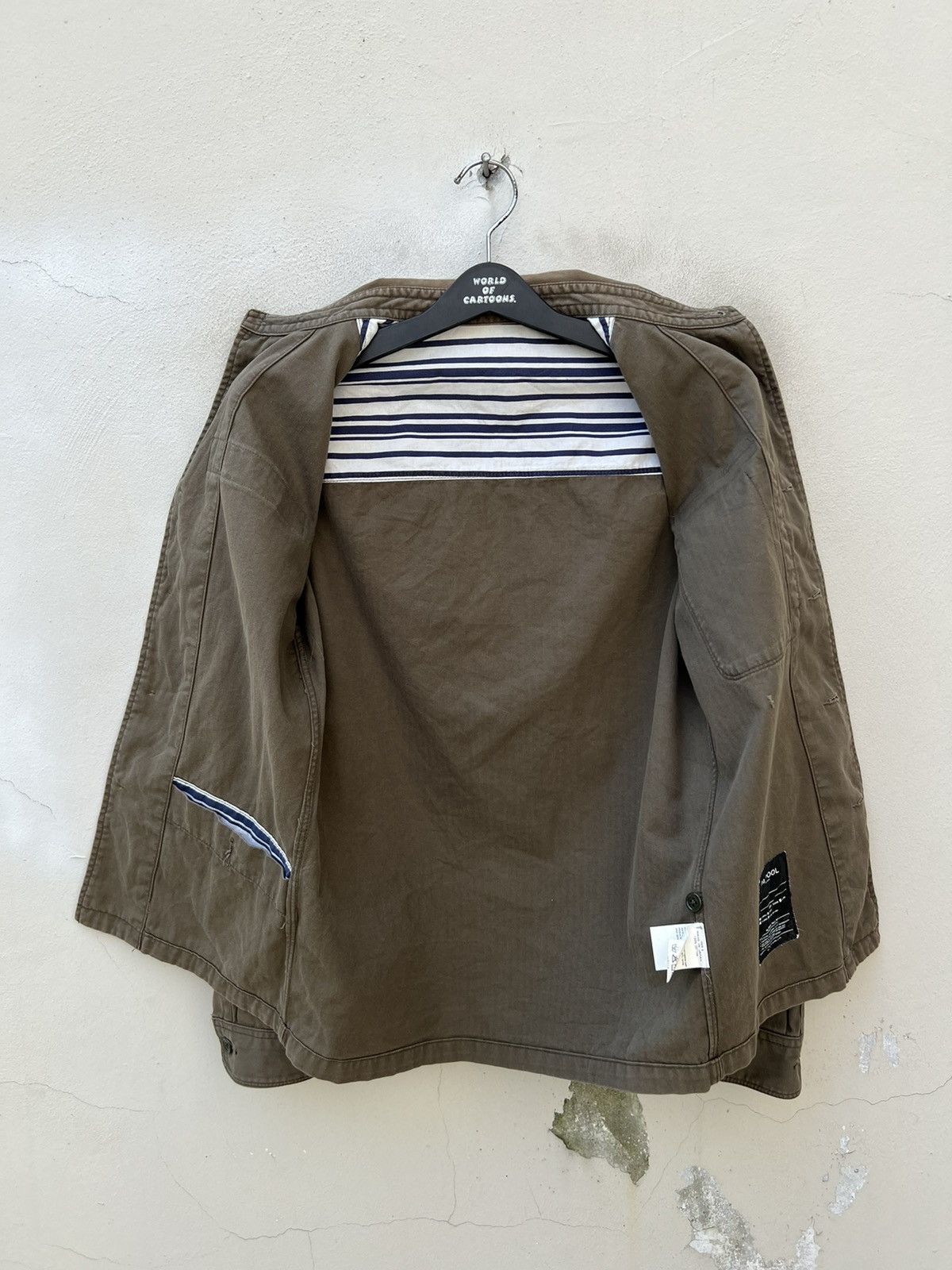 the POOL aoyama The Pool Aoyama Sun Fade OG Military Officer Button Shirt Size US S / EU 44-46 / 1 - 18 Thumbnail