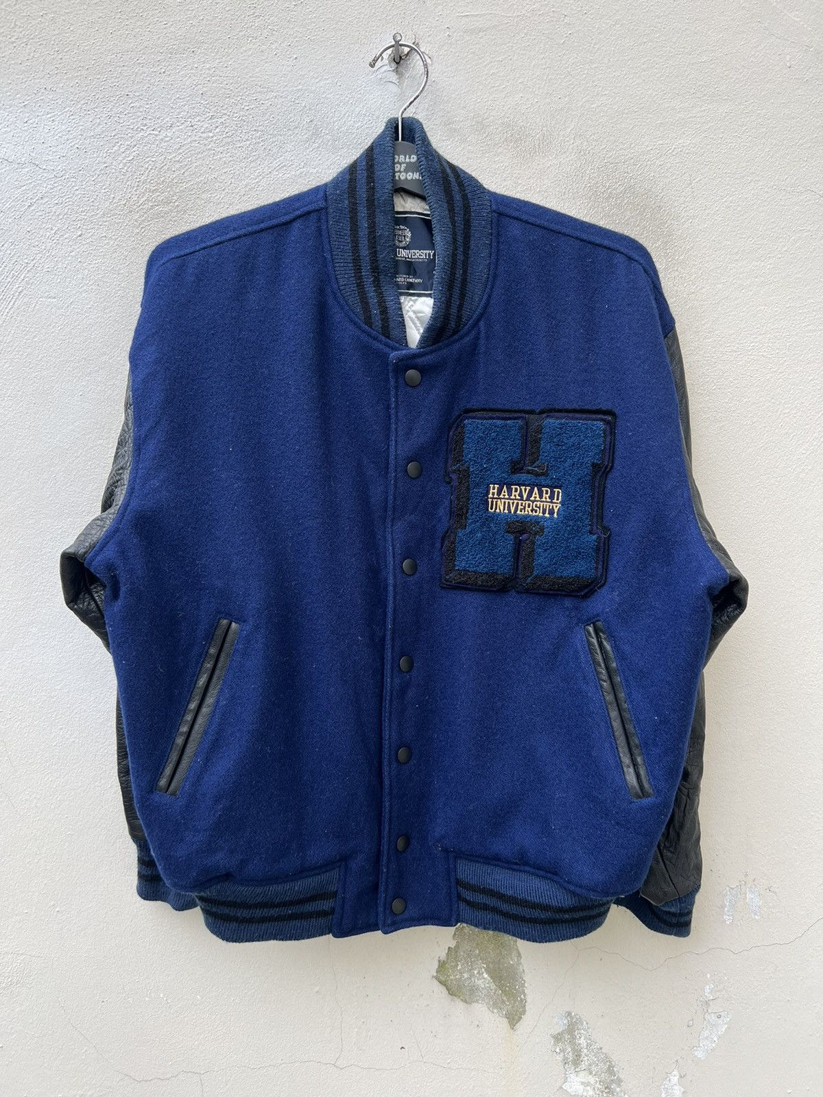 Vintage 90s 2000s HARVARD University Spell Out Varsity Jacket Size US M / EU 48-50 / 2 - 8 Thumbnail
