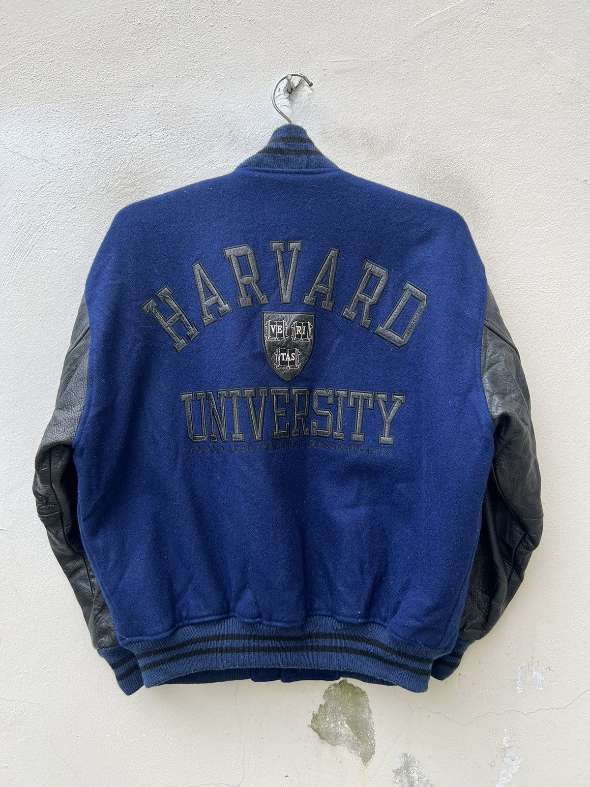 Vintage 90s 2000s HARVARD University Spell Out Varsity Jacket Size US M / EU 48-50 / 2 - 1 Thumbnail