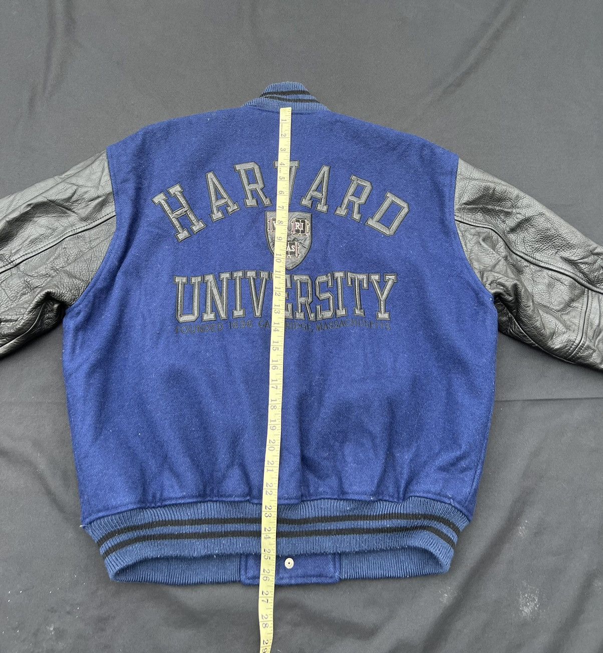 Vintage 90s 2000s HARVARD University Spell Out Varsity Jacket Size US M / EU 48-50 / 2 - 19 Thumbnail