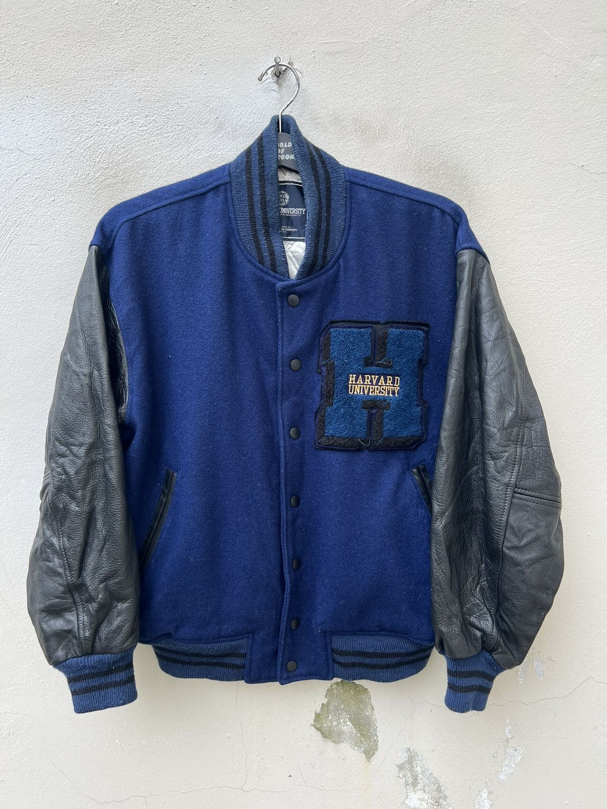 Vintage 90s 2000s HARVARD University Spell Out Varsity Jacket Size US M / EU 48-50 / 2 - 6 Thumbnail
