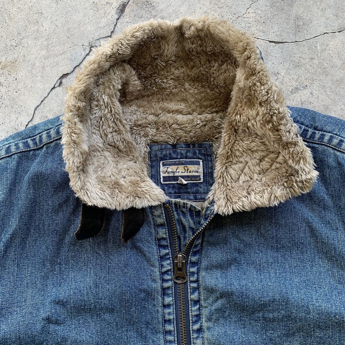 Other Jungle Storm fur inside vintage denim jacket Size US M / EU 48-50 / 2 - 12 Thumbnail