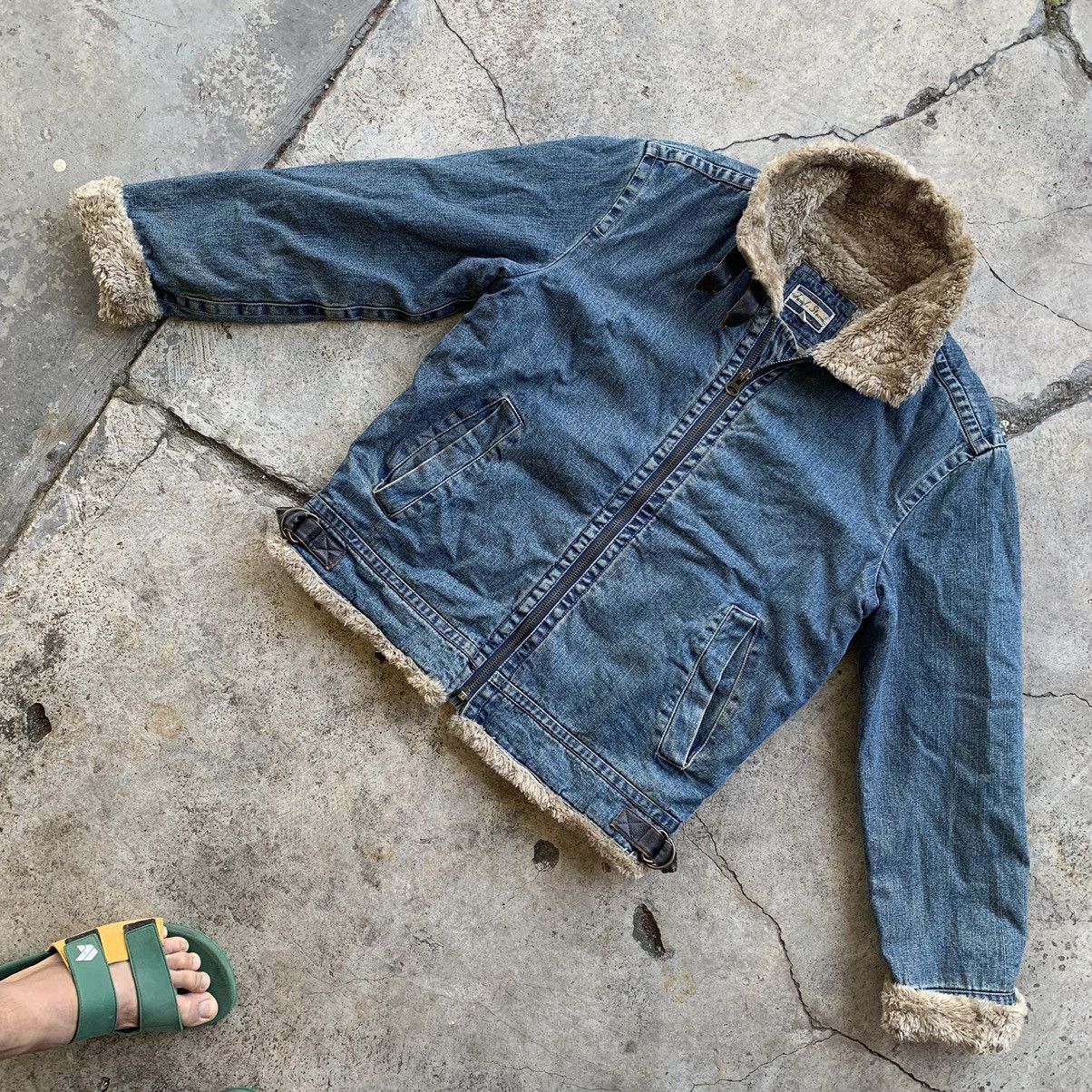 Other Jungle Storm fur inside vintage denim jacket Size US M / EU 48-50 / 2 - 16 Thumbnail