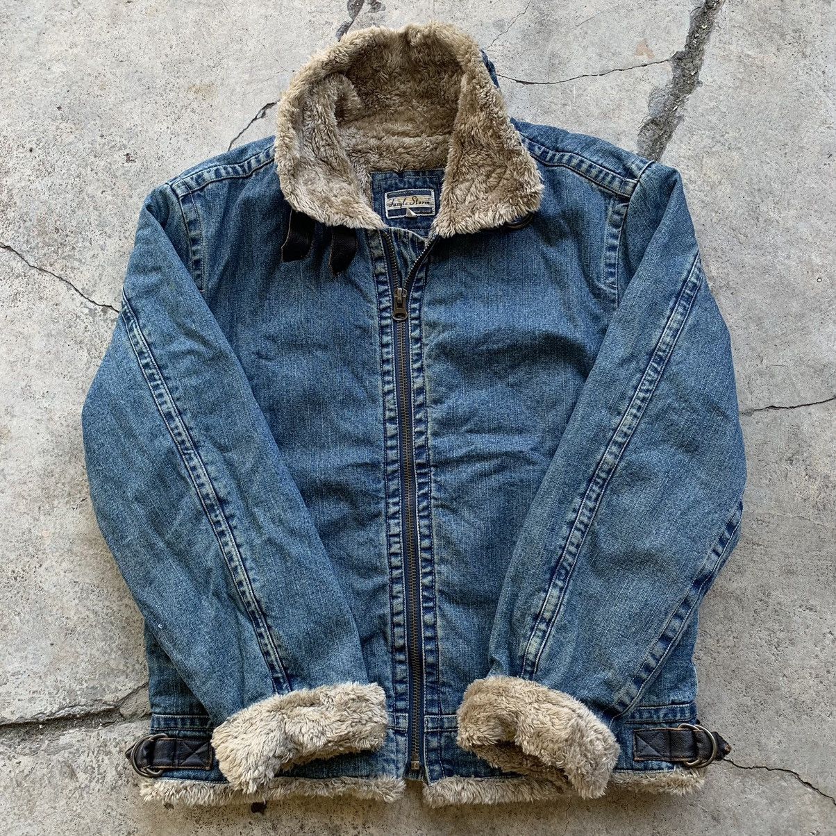 Other Jungle Storm fur inside vintage denim jacket Size US M / EU 48-50 / 2 - 9 Thumbnail