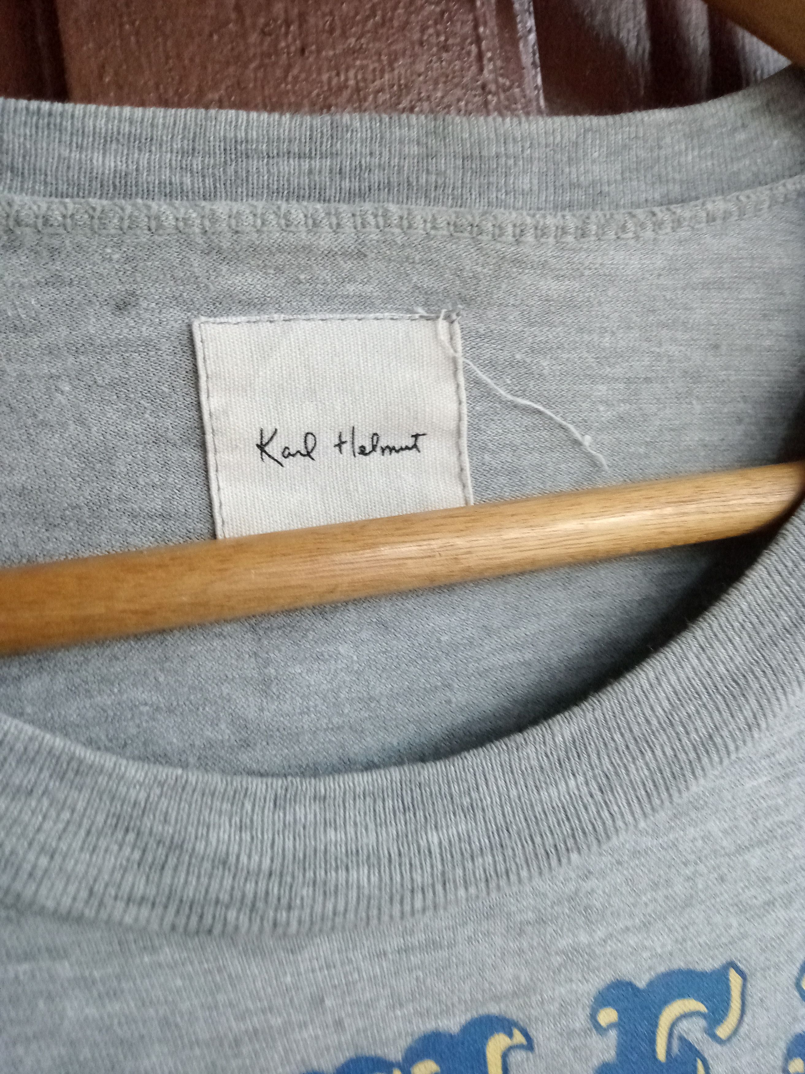 Karl Helmut Vintage Karl Helmut X Pink House Tshirt Size US M / EU 48-50 / 2 - 2 Thumbnail