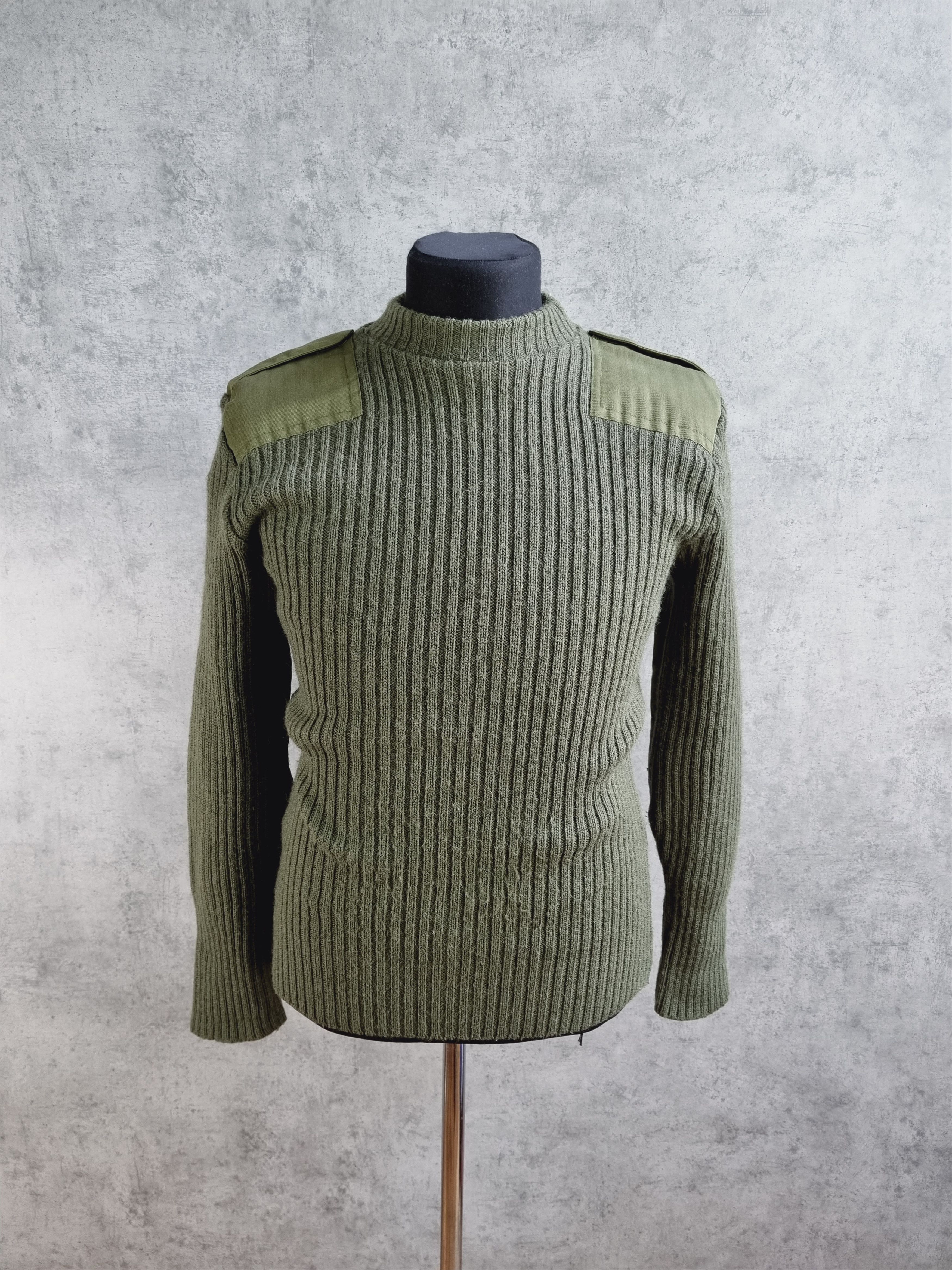 Vintage Army Vintage 80s Military Wool Sweater MARGIELA RAF SIMONS Size US M / EU 48-50 / 2 - 3 Thumbnail
