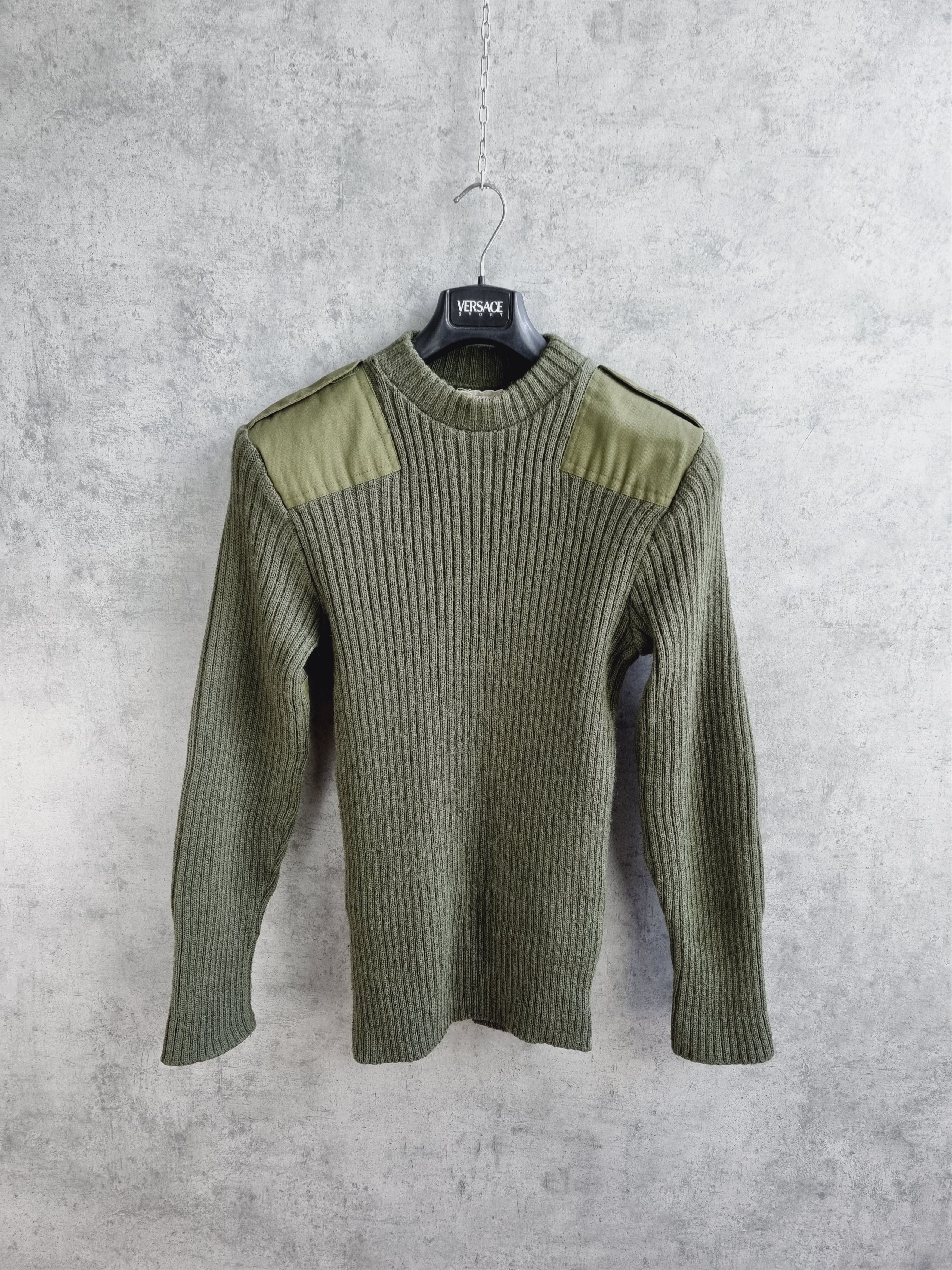 Vintage Army Vintage 80s Military Wool Sweater MARGIELA RAF SIMONS Size US M / EU 48-50 / 2 - 5 Thumbnail