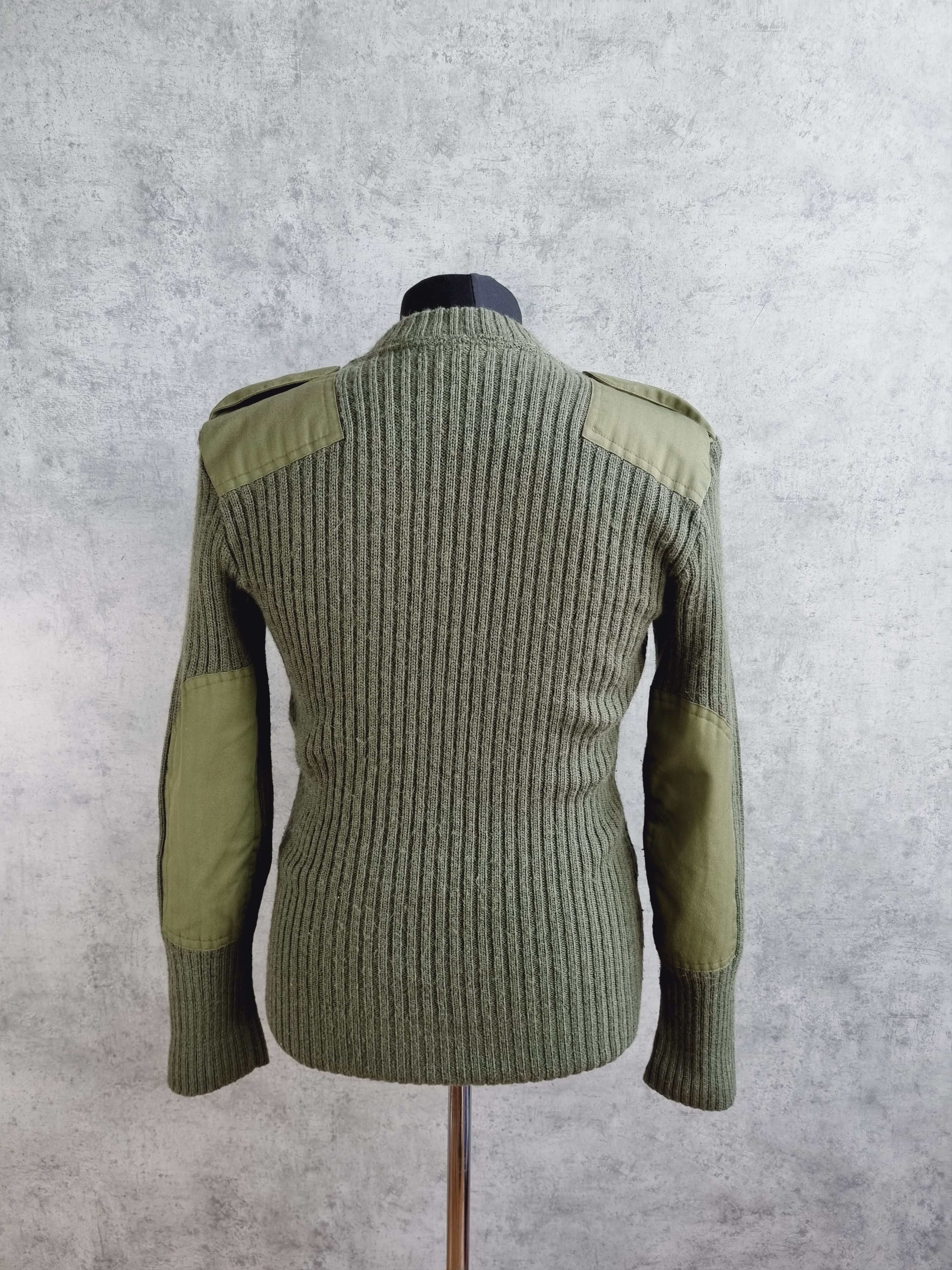 Vintage Army Vintage 80s Military Wool Sweater MARGIELA RAF SIMONS Size US M / EU 48-50 / 2 - 4 Thumbnail