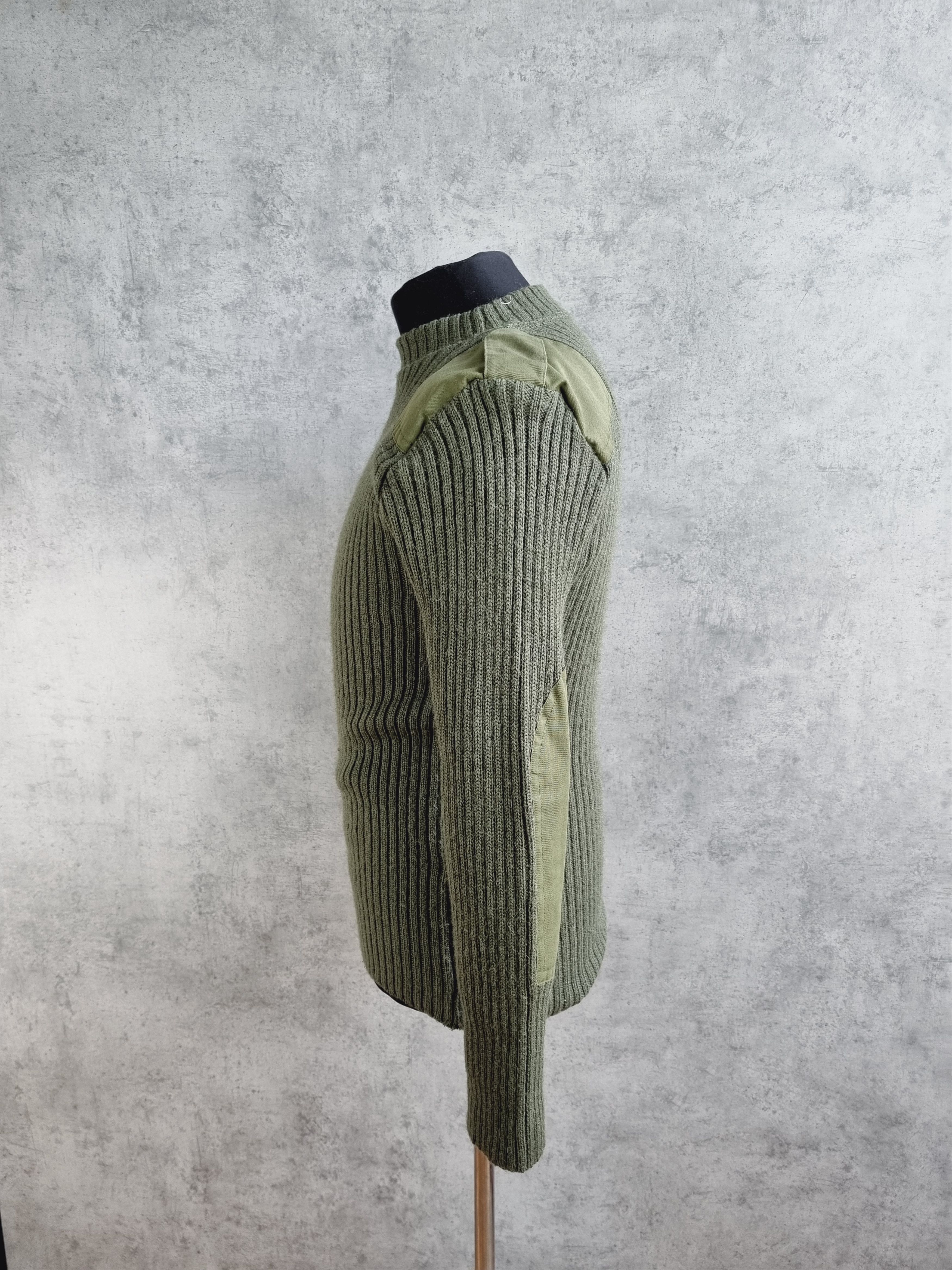 Vintage Army Vintage 80s Military Wool Sweater MARGIELA RAF SIMONS Size US M / EU 48-50 / 2 - 6 Thumbnail