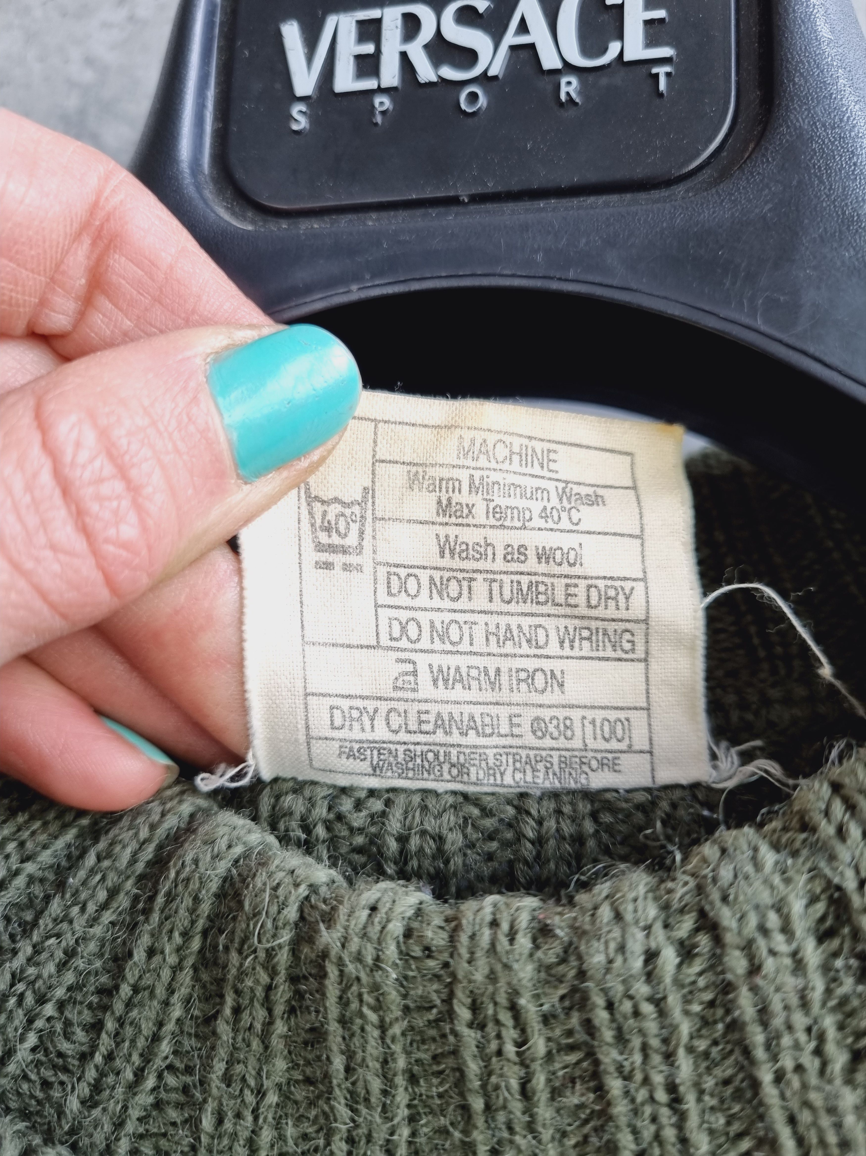Vintage Army Vintage 80s Military Wool Sweater MARGIELA RAF SIMONS Size US M / EU 48-50 / 2 - 9 Thumbnail