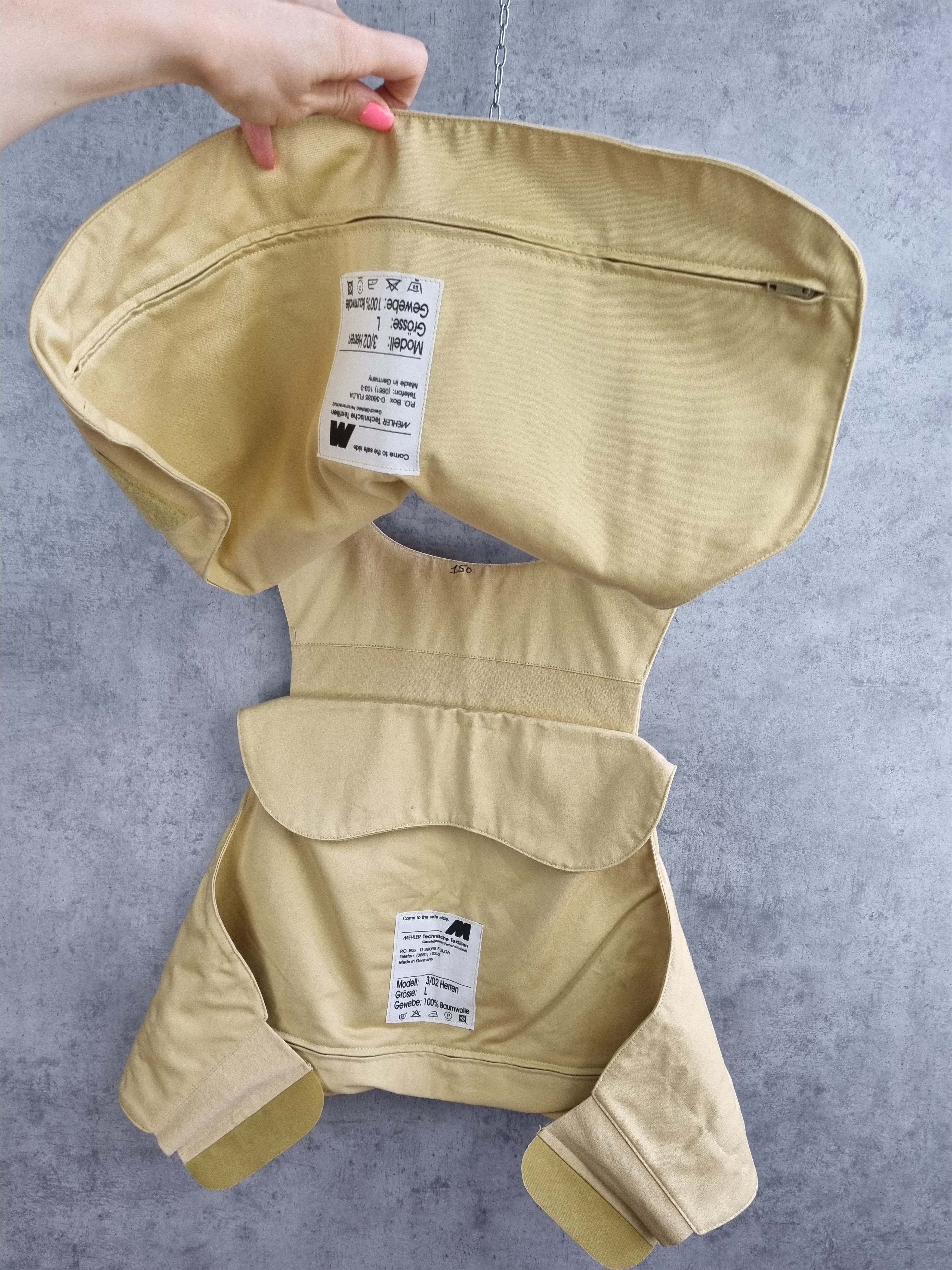 Vintage Bullet Protection Vest made in Germany DONDA Kanye style Size US L / EU 52-54 / 3 - 9 Thumbnail