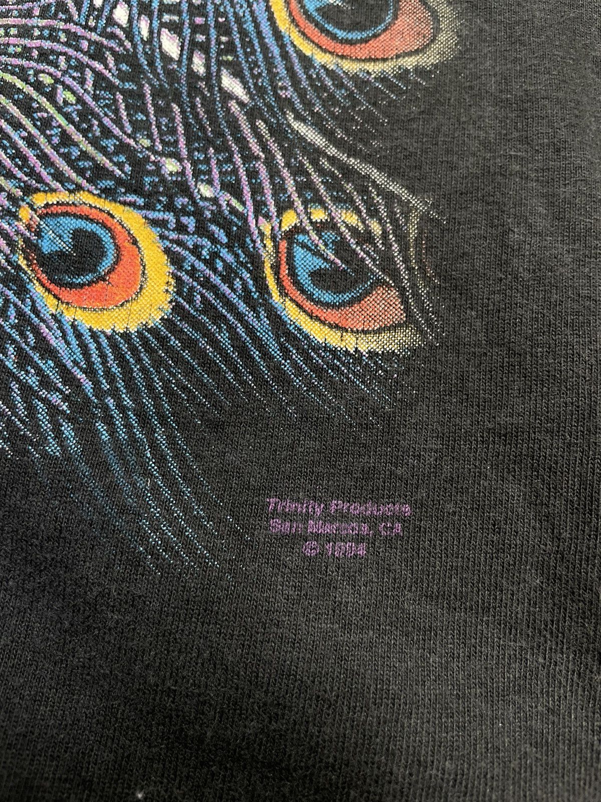 Vintage Animal tee peacock 90s vintage print Size US L / EU 52-54 / 3 - 3 Thumbnail